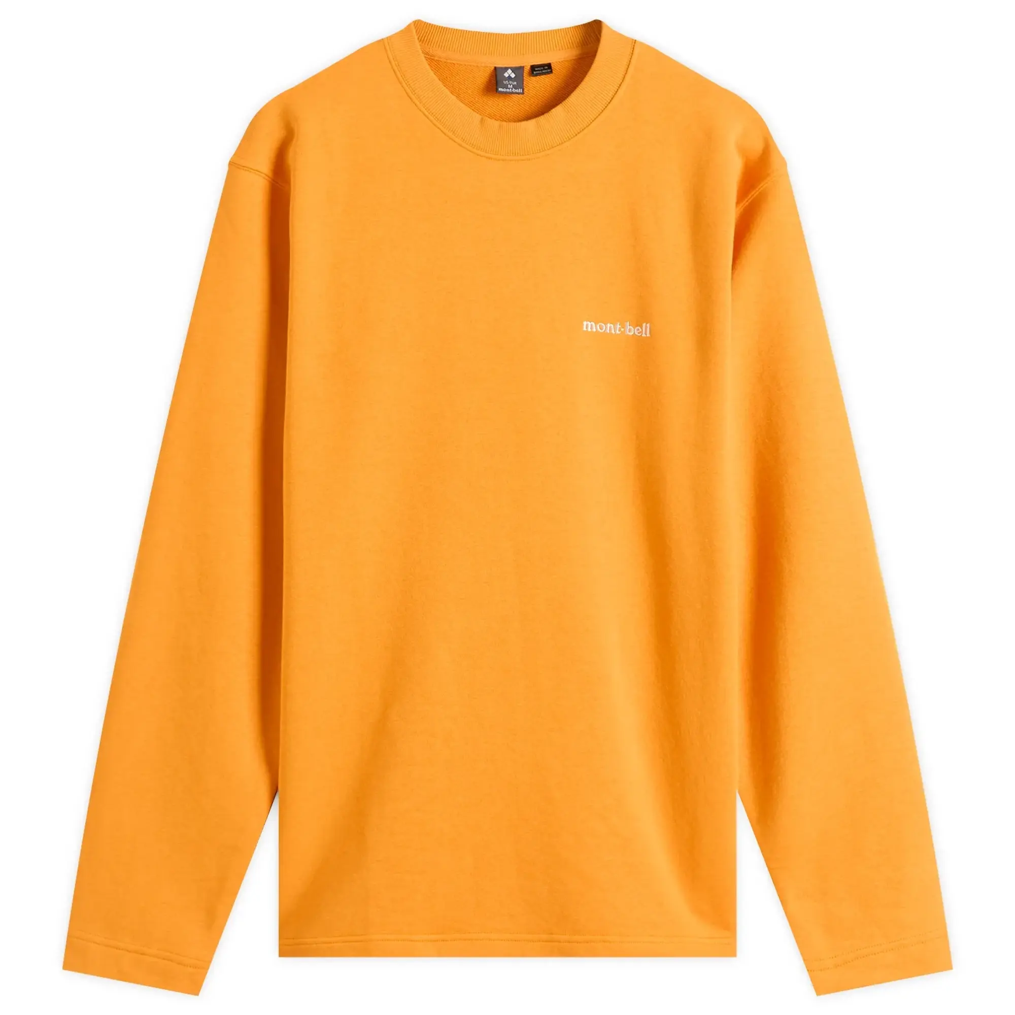 Montbell Men's Cotton Lite Sweatshirt Orange