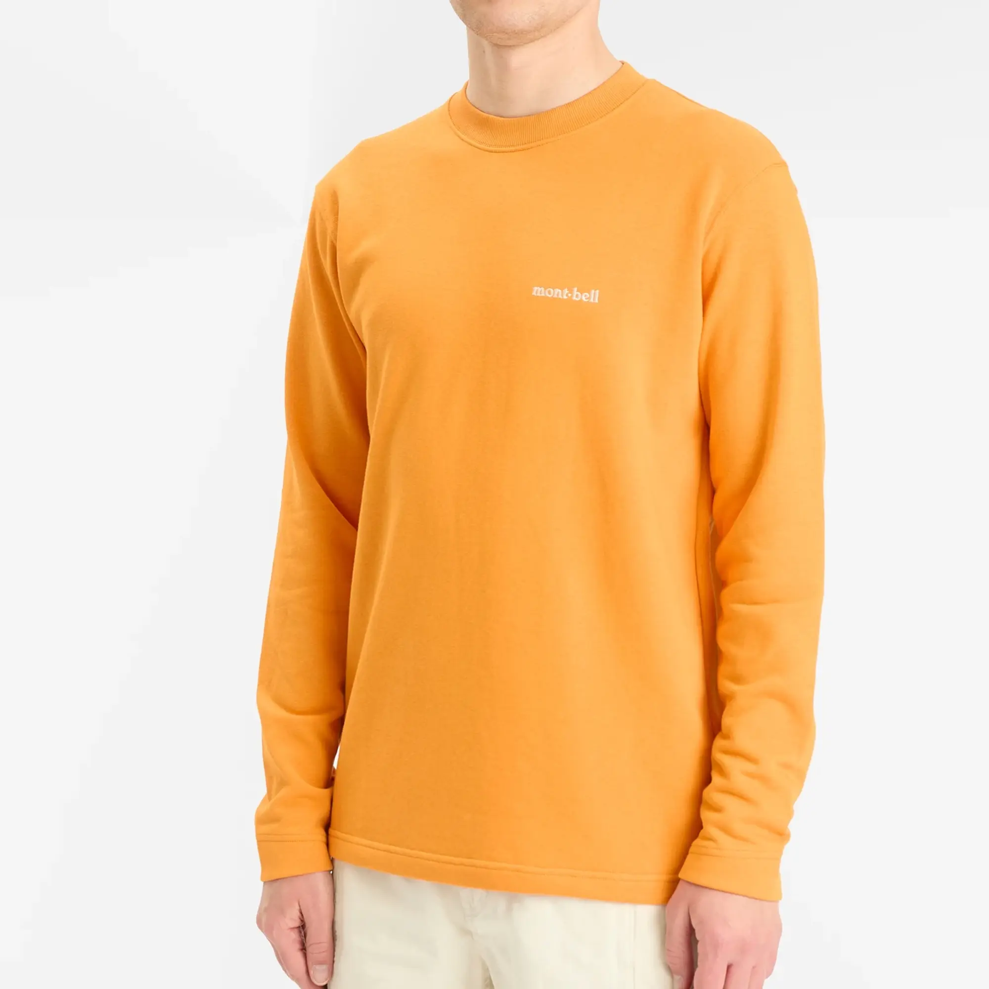 Montbell Men's Cotton Lite Sweatshirt Orange