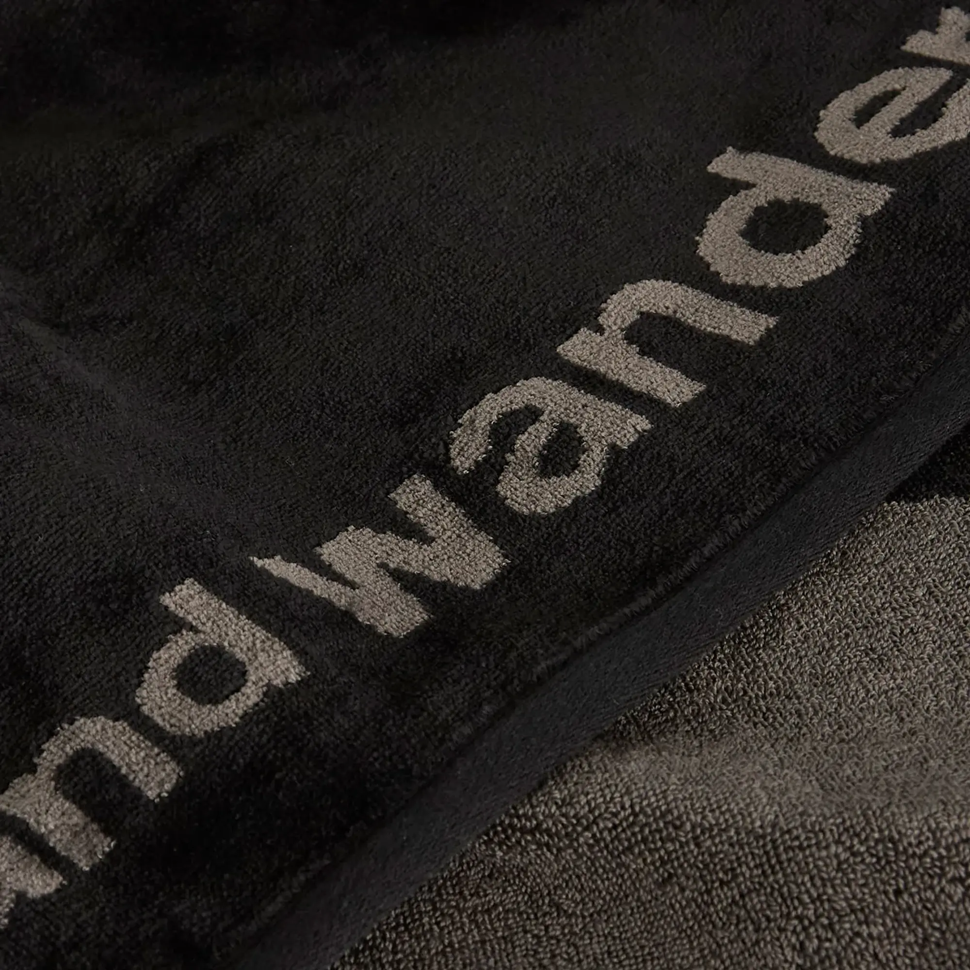 END. x and wander Towel Charcoal