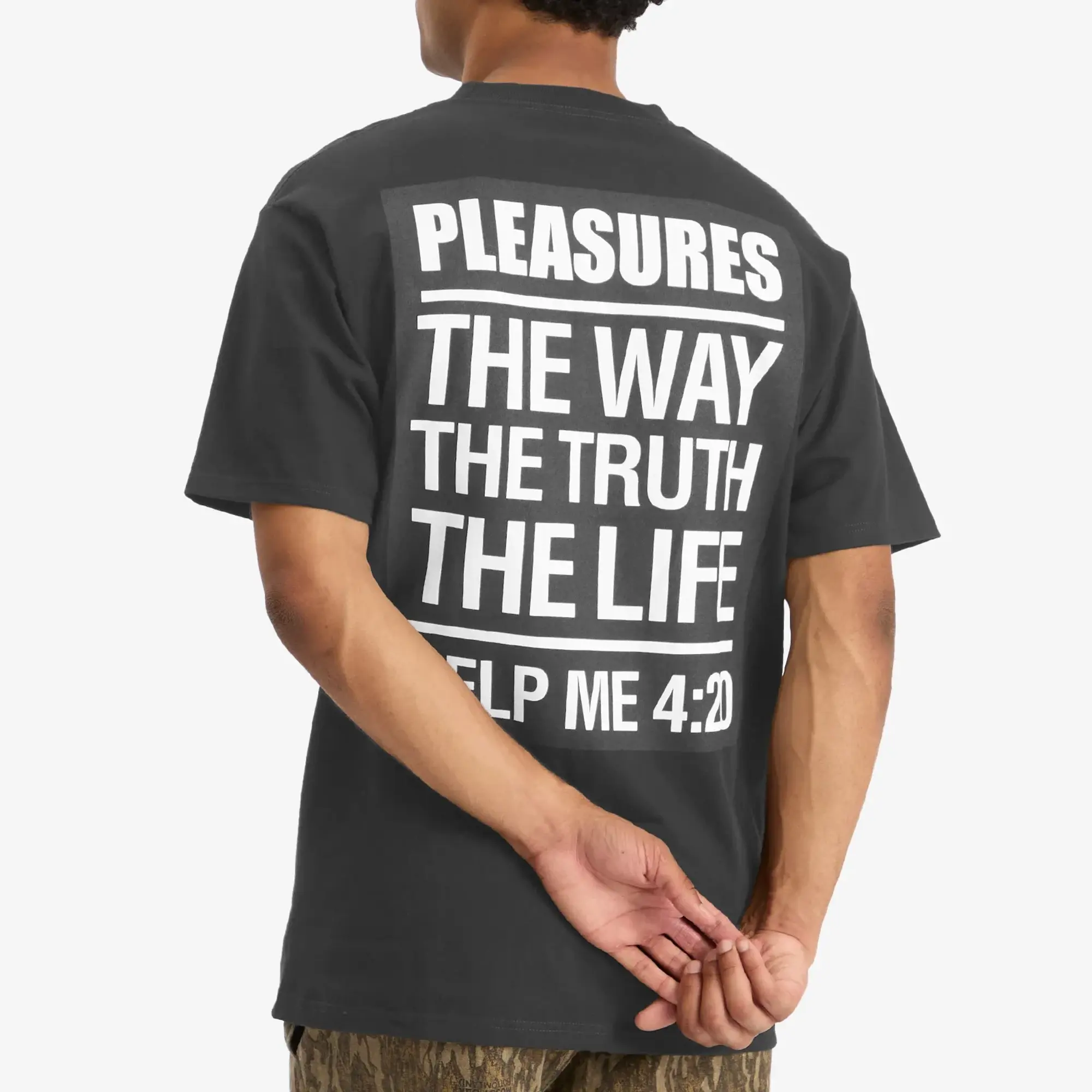 Pleasures Men's Scripture T-Shirt Black