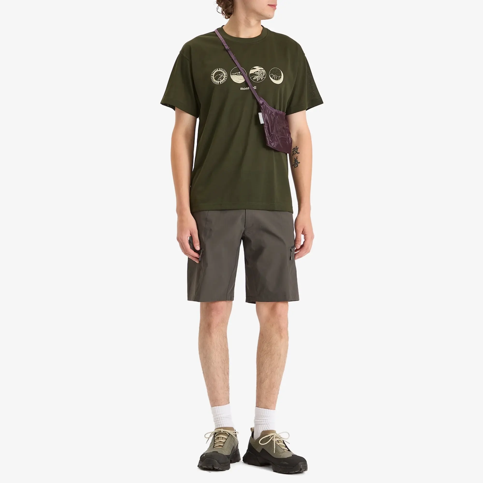 Montbell Men's U.L. Mono Pouch - S Eggplant