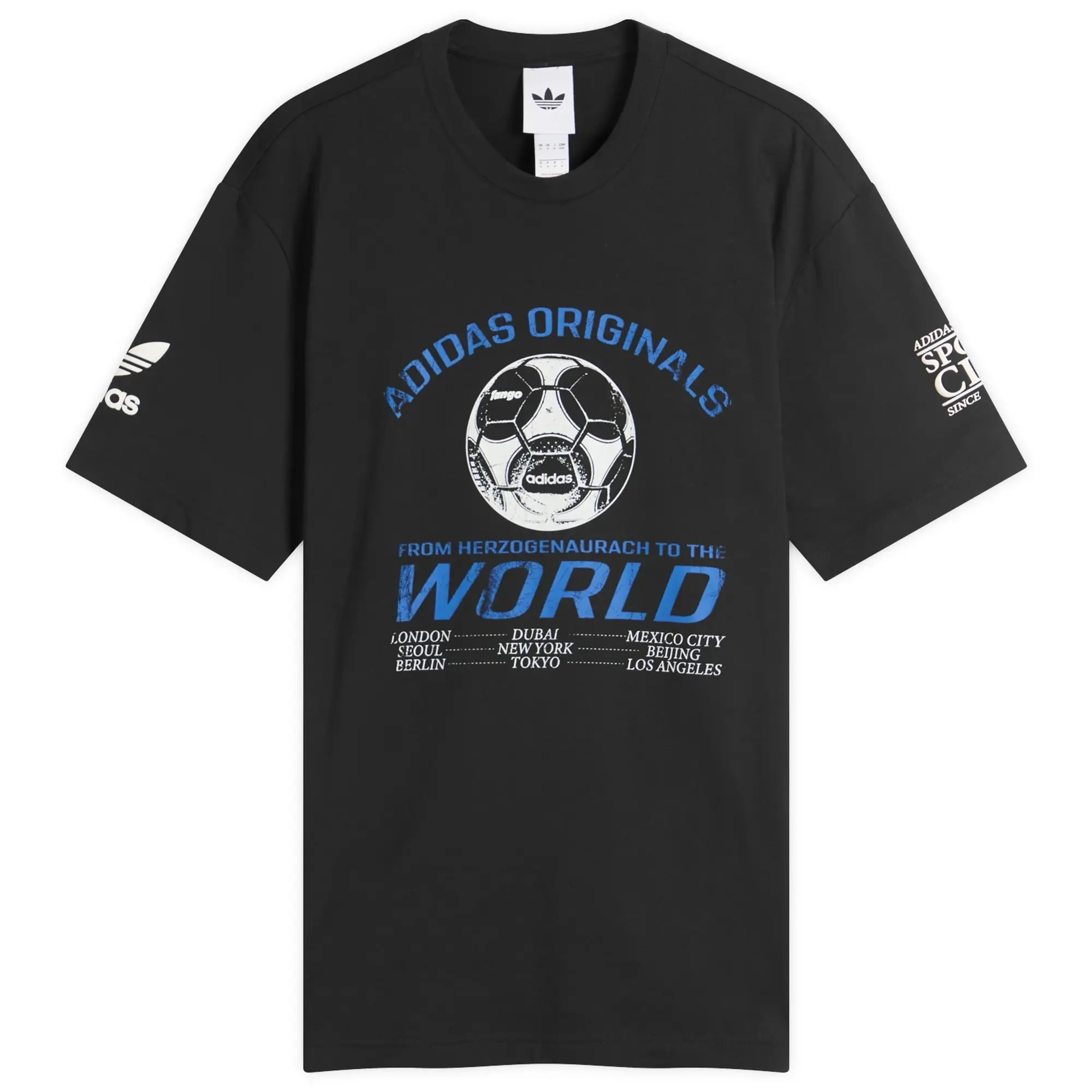 Adidas Men's 90S Football T-Shirt Black