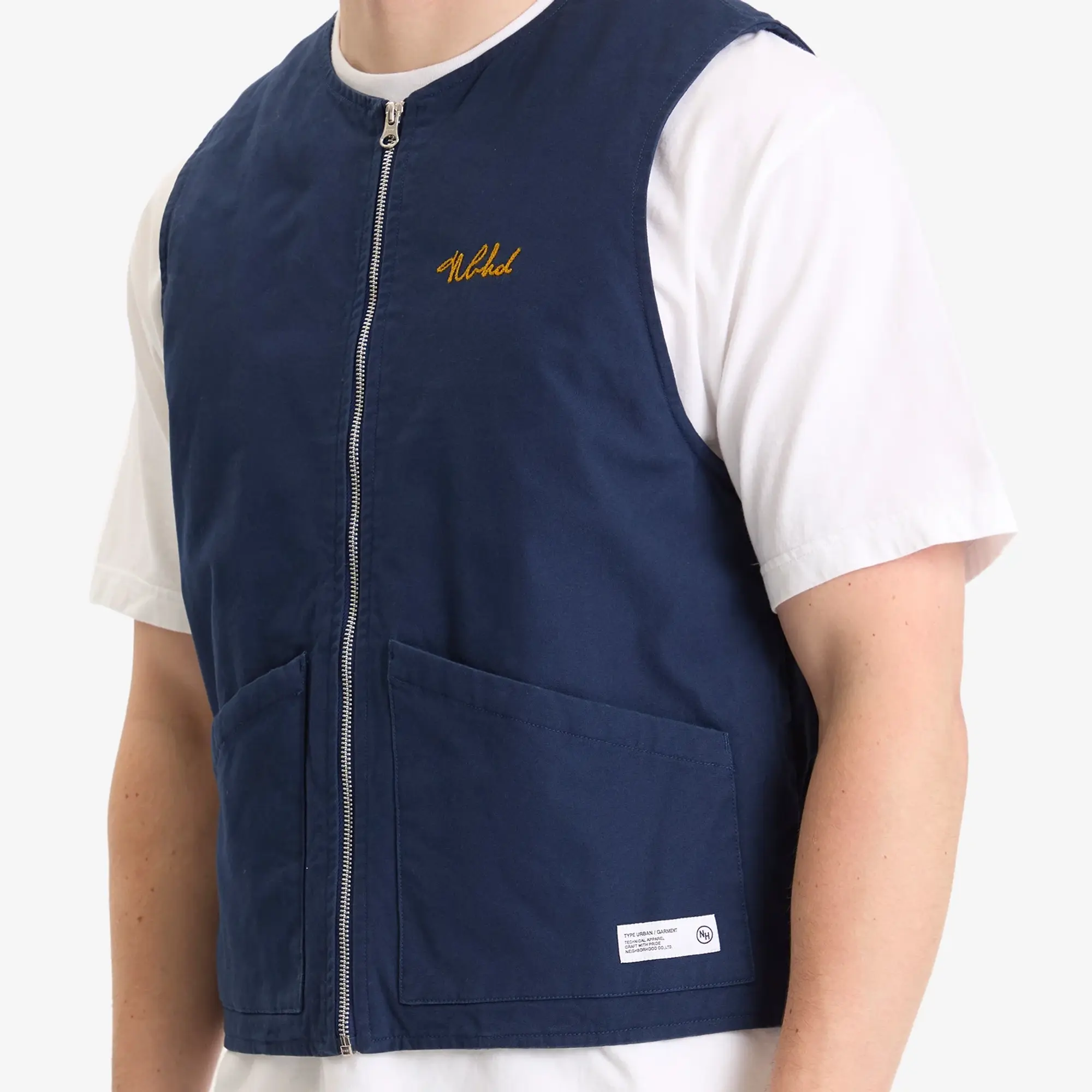 Neighborhood Men's Padded Work Vest Navy