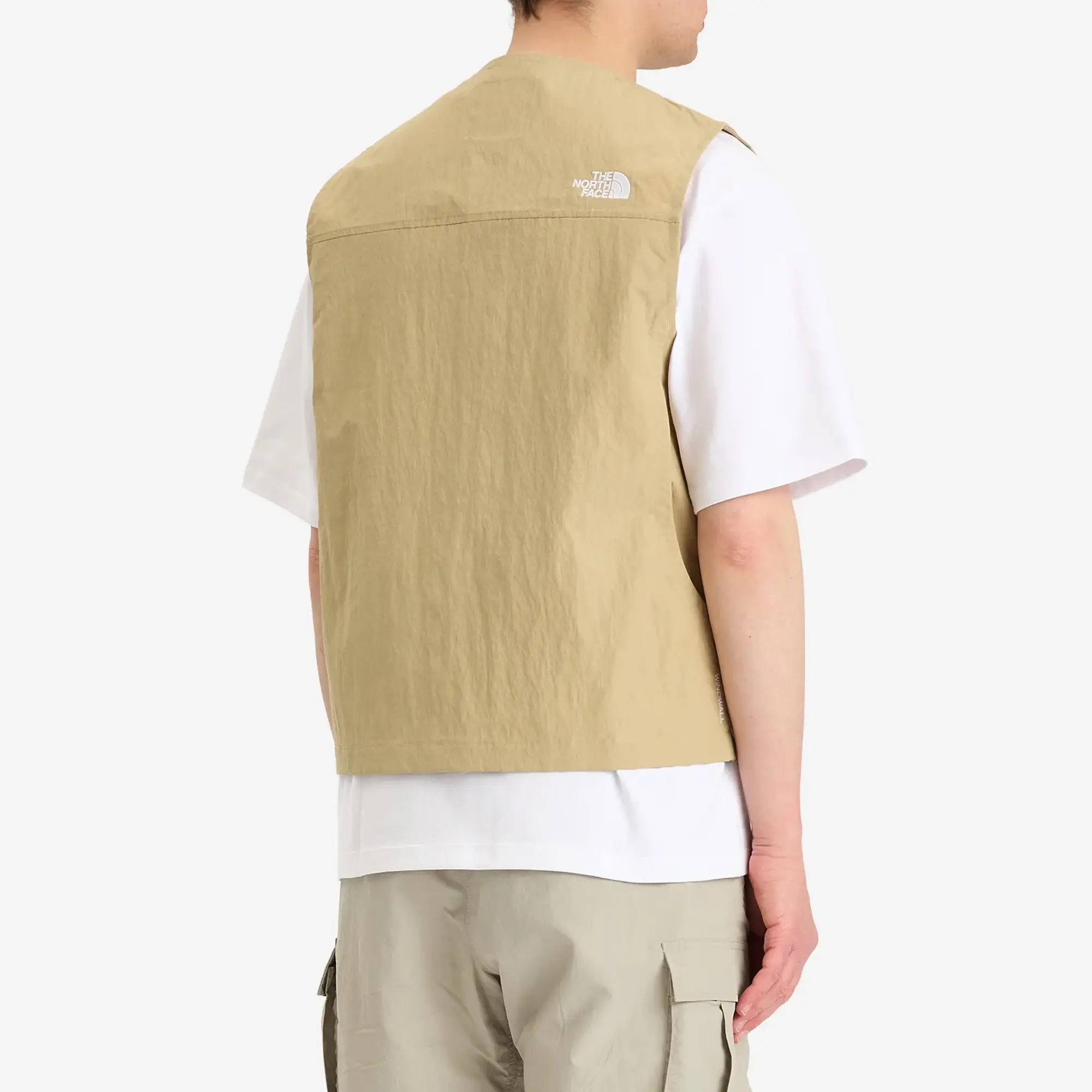 The North Face Men's Mountain Wind Vest Khaki Stone
