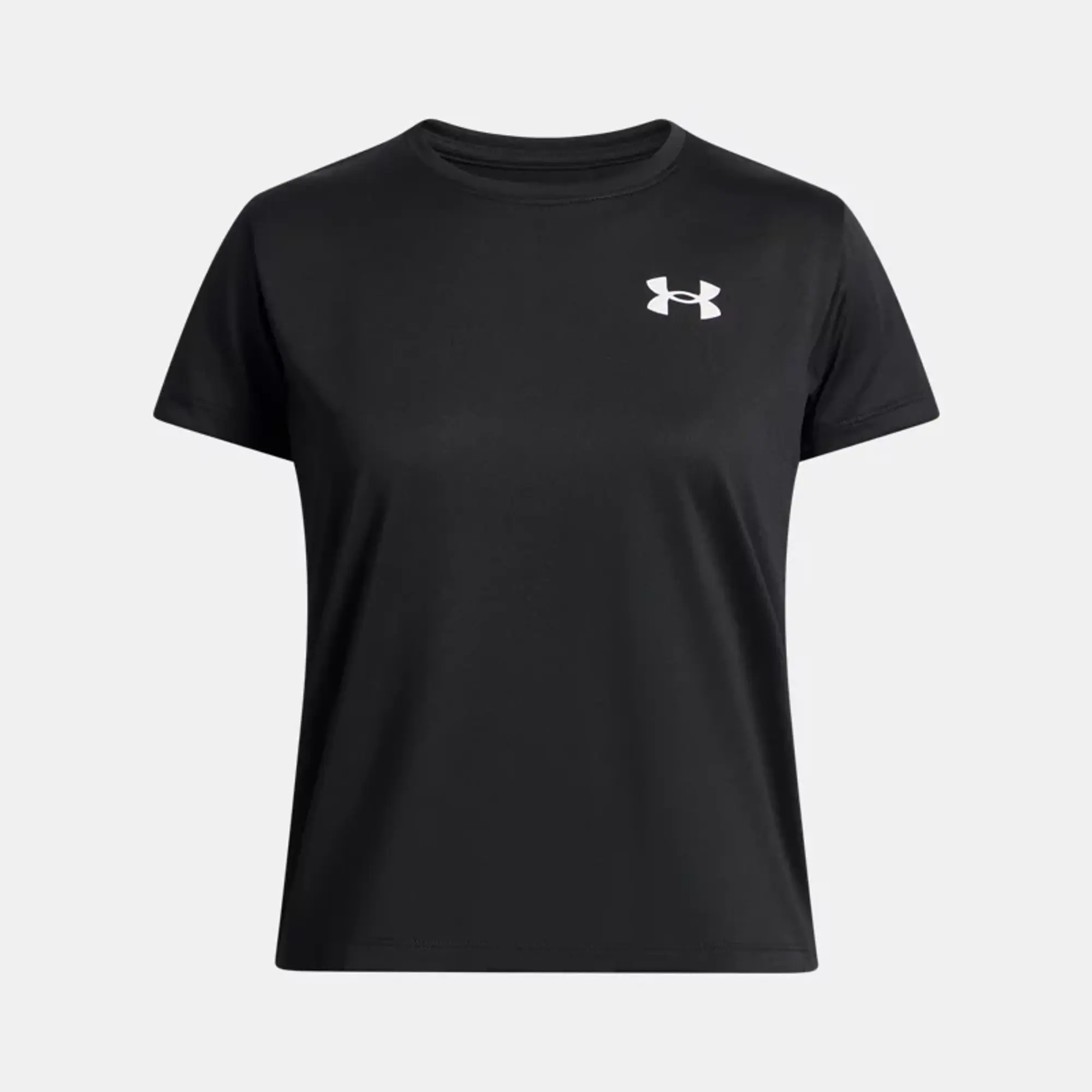 Under Armour  Tech™ Girls' Short Sleeve Black / White YLG (59 - 63 in)