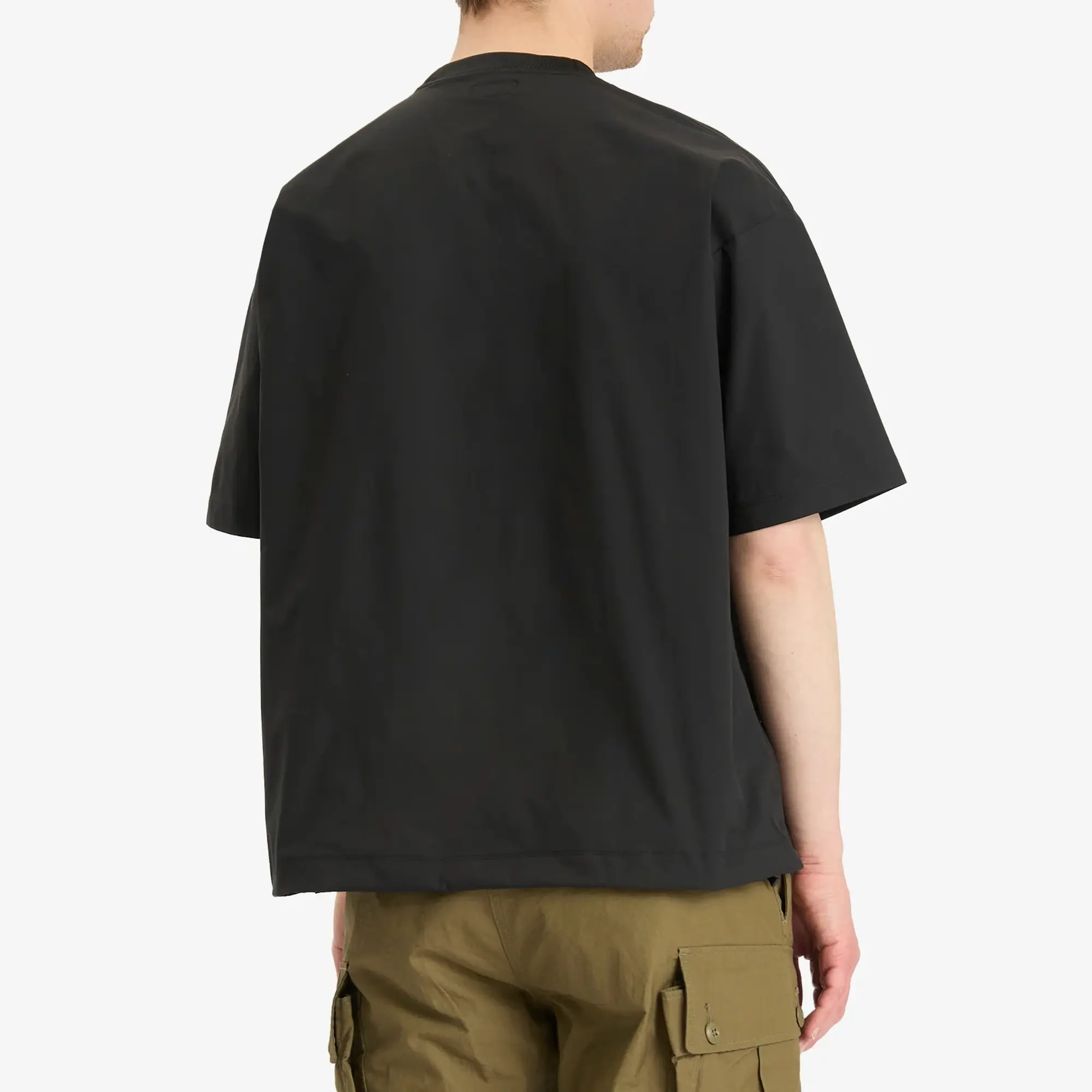BEAMS Men's Tech Loose Tee Black