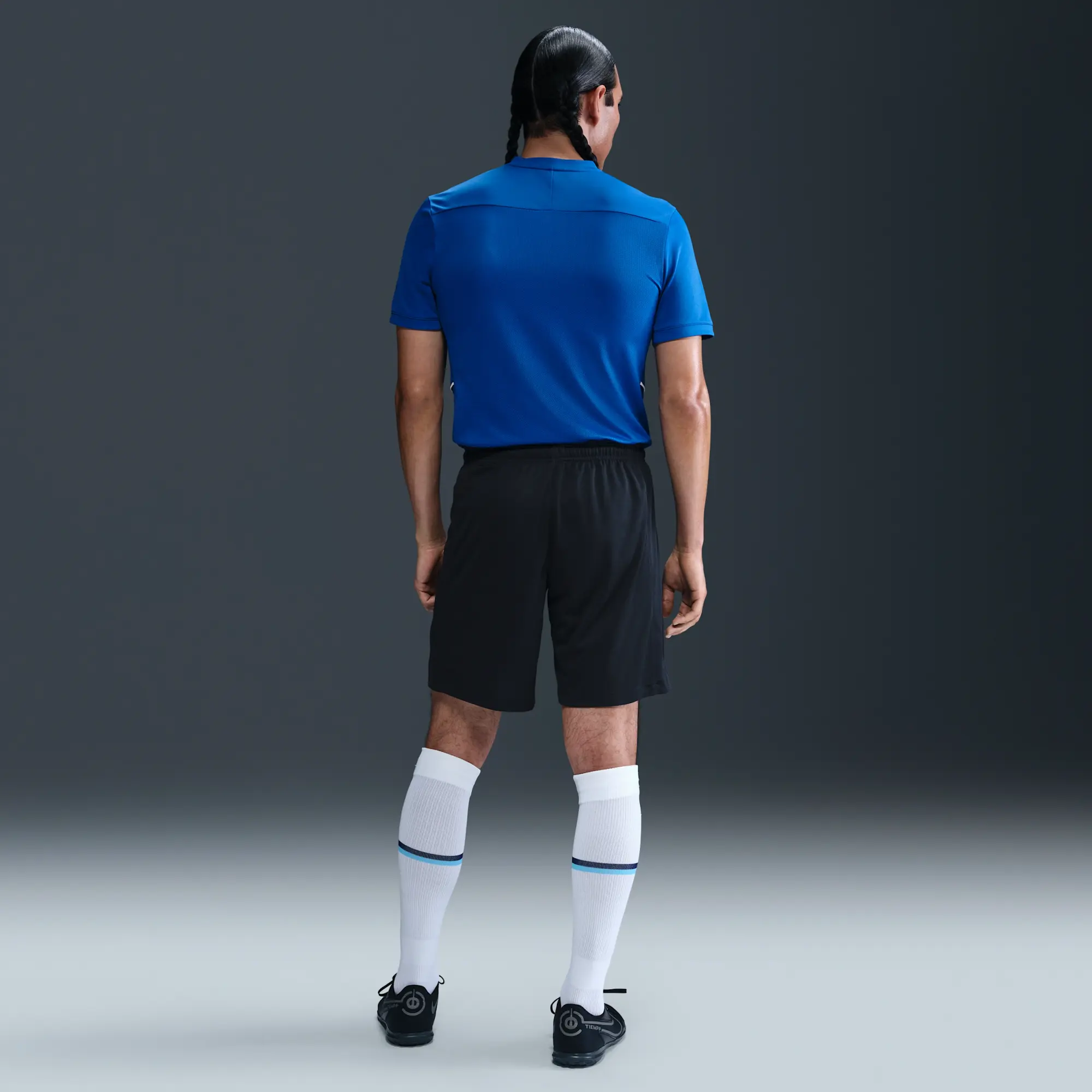 Inter Milan 2025/26 Stadium Home Men's Nike Dri-FIT Football Replica Shorts - Black - Polyester