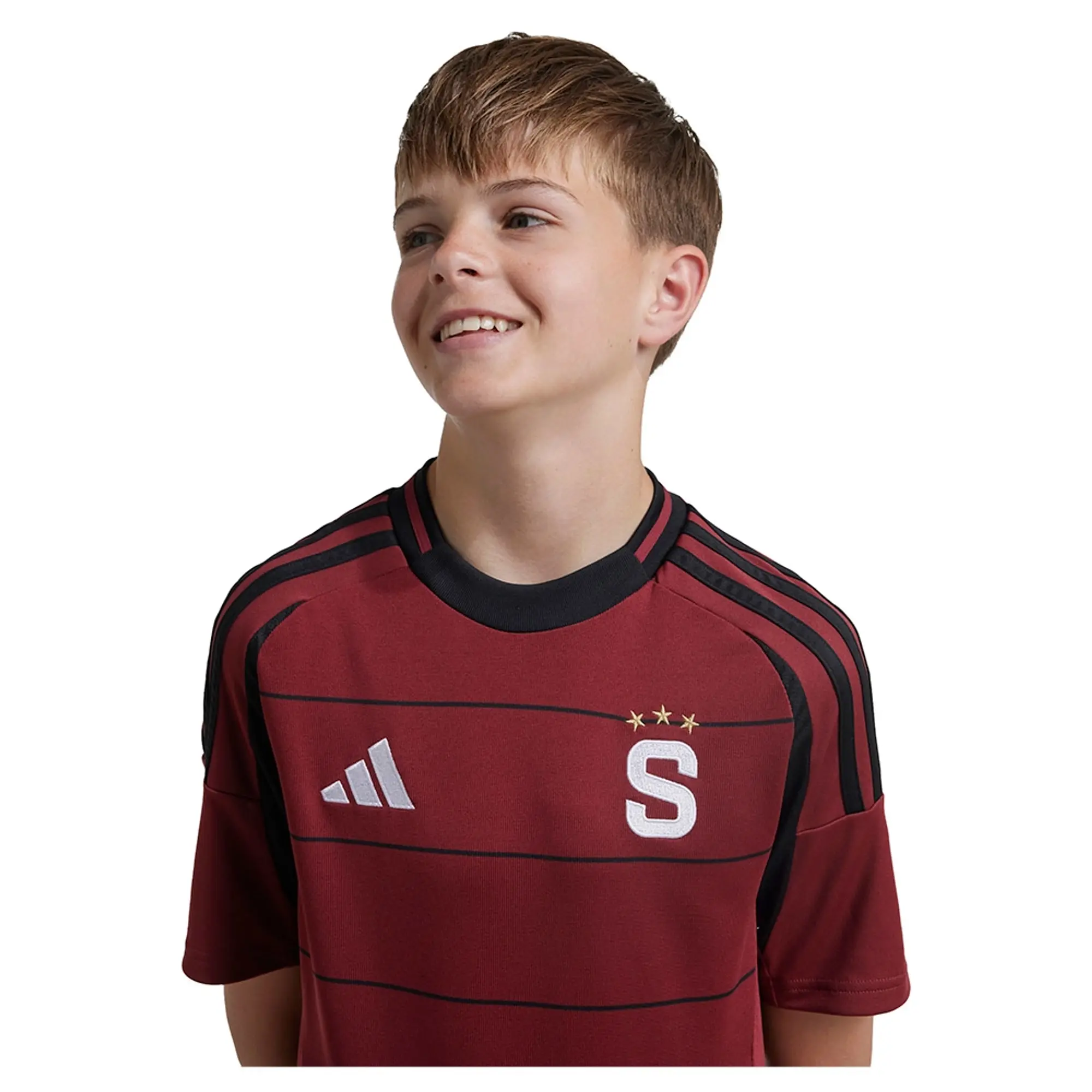 Adidas Sparta Prague 24/25 Home Junior Short Sleeve T-shirt