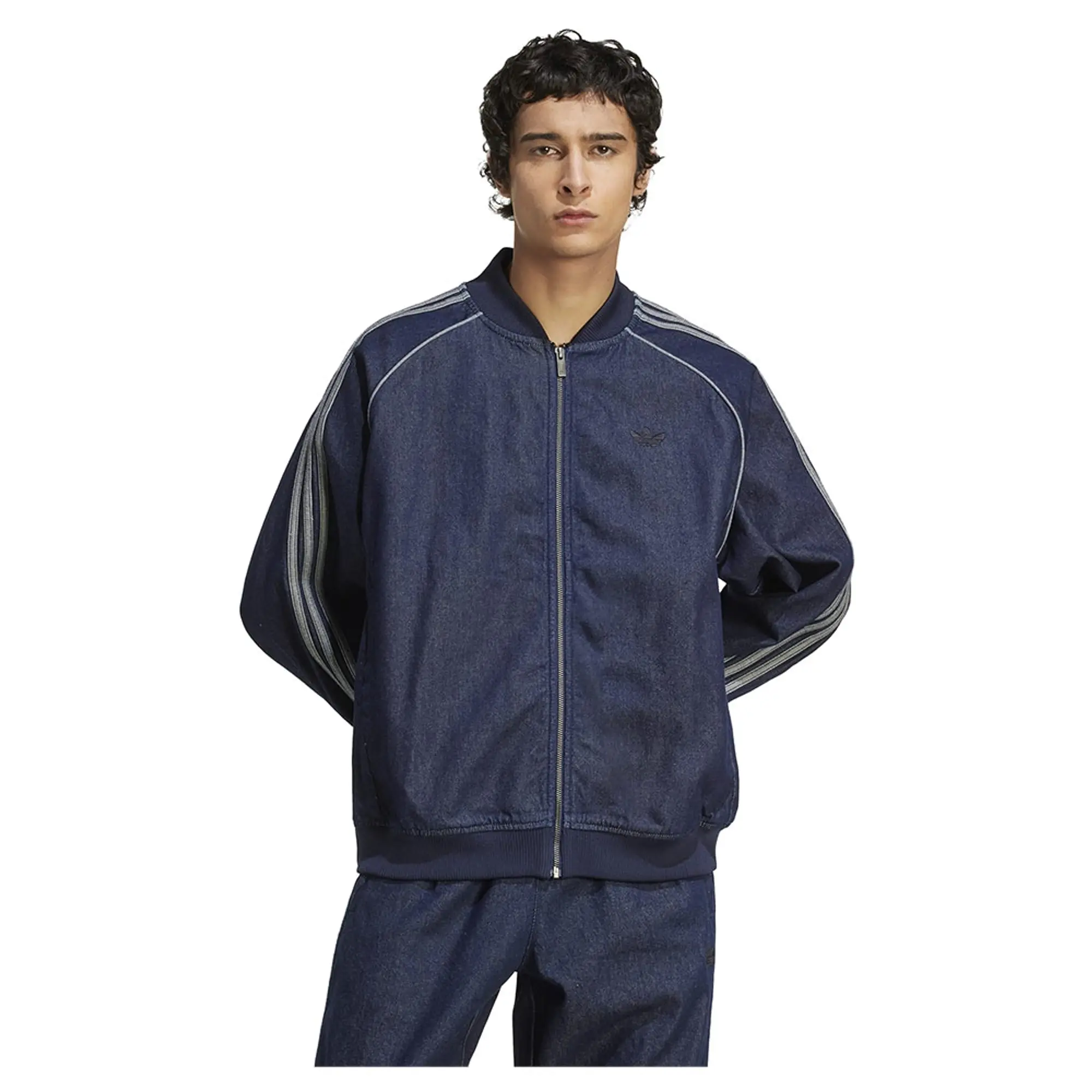 Adidas Originals Sst Adicolor Loose Sst Denim Stone Jacket