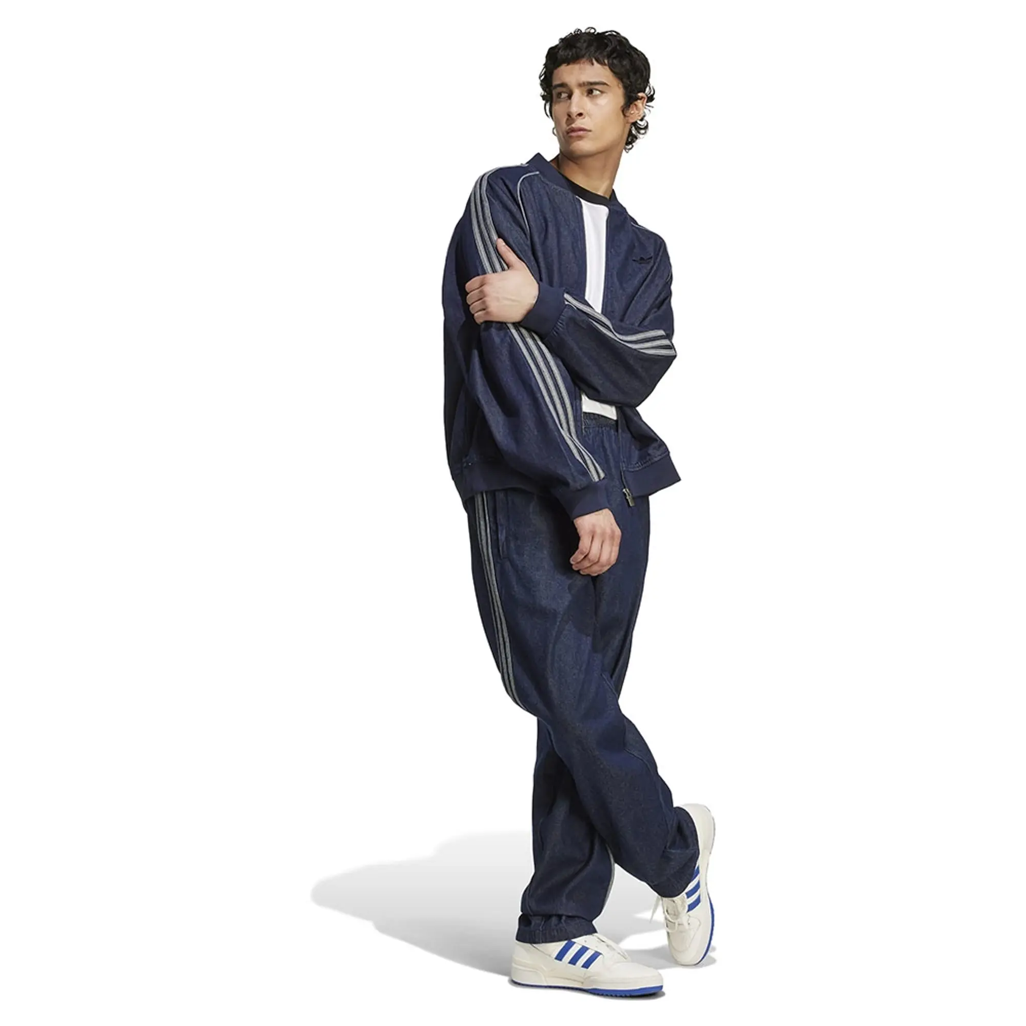Adidas Originals Sst Adicolor Loose Sst Denim Stone Jacket