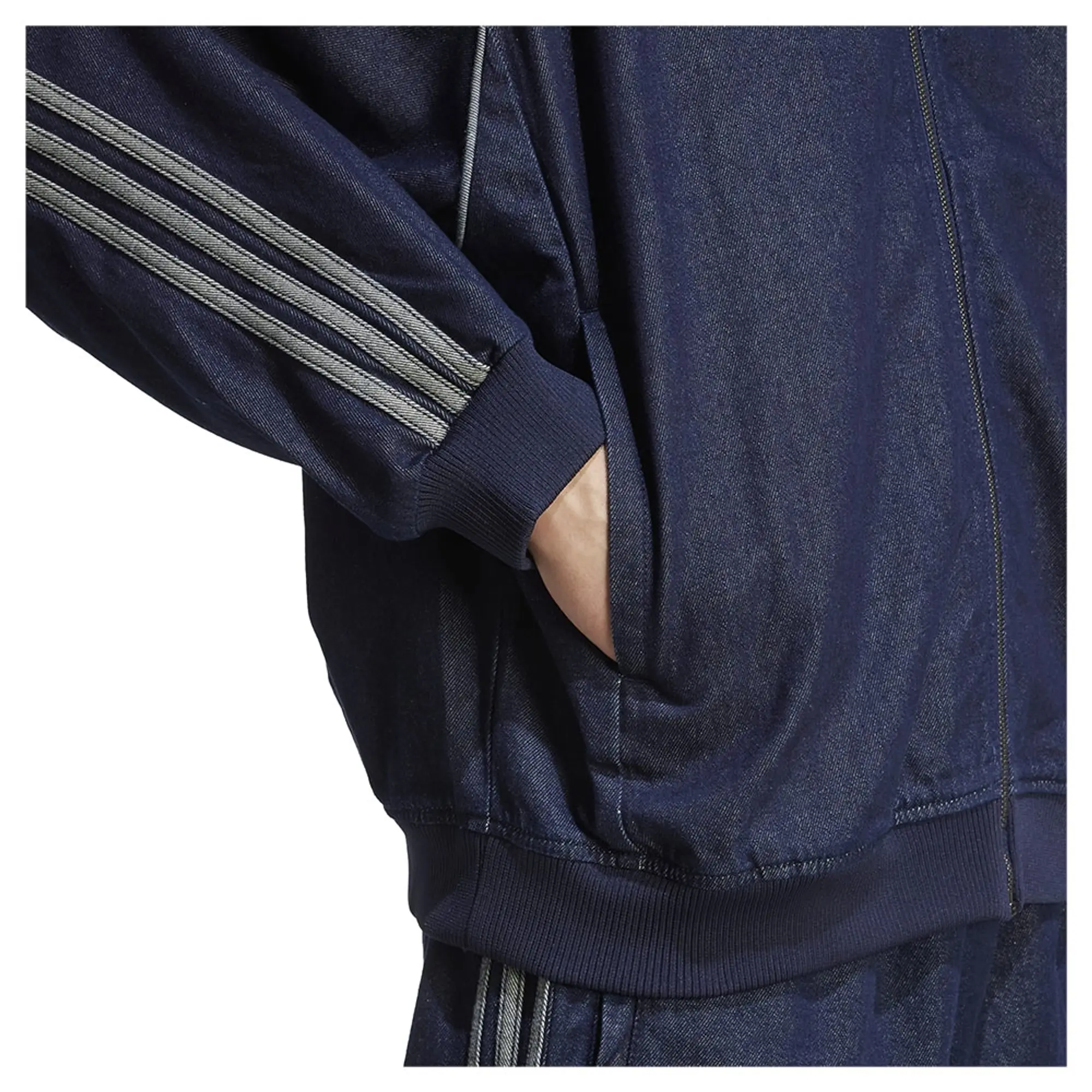 Adidas Originals Sst Adicolor Loose Sst Denim Stone Jacket