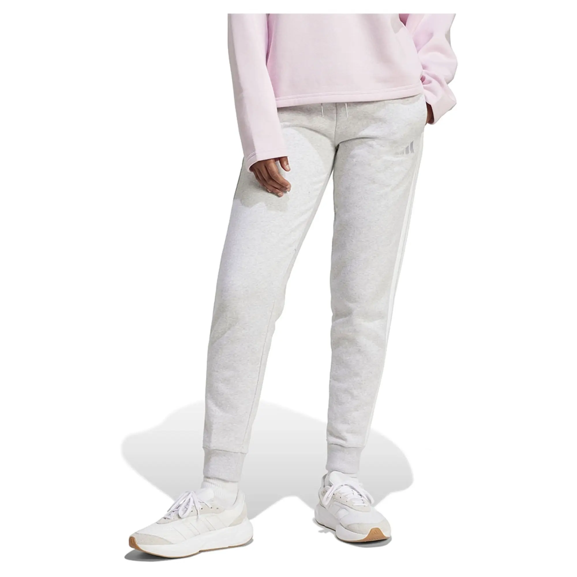 Adidas Essentials 3 Stripes Fleece Slim Joggers