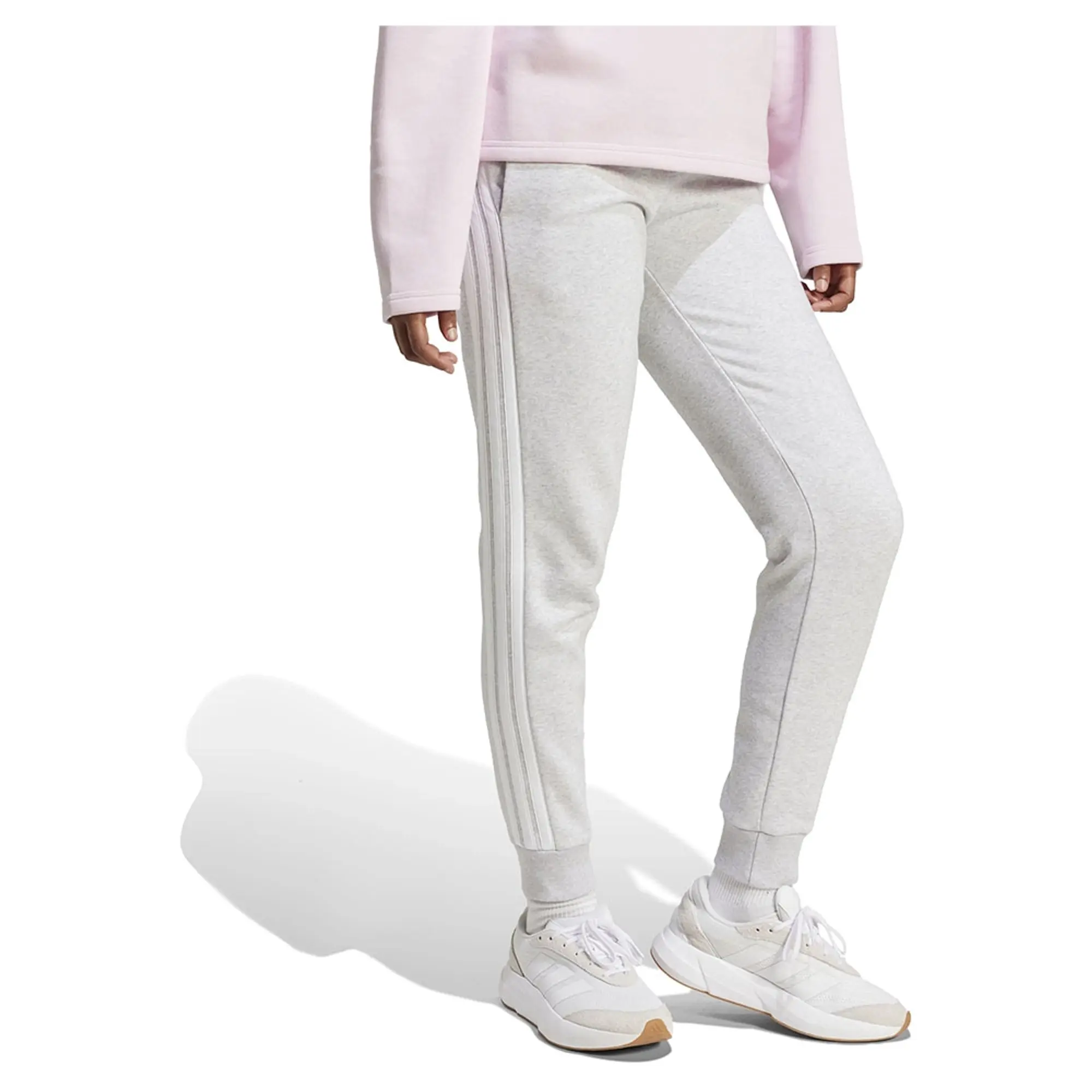 Adidas Essentials 3 Stripes Fleece Slim Joggers