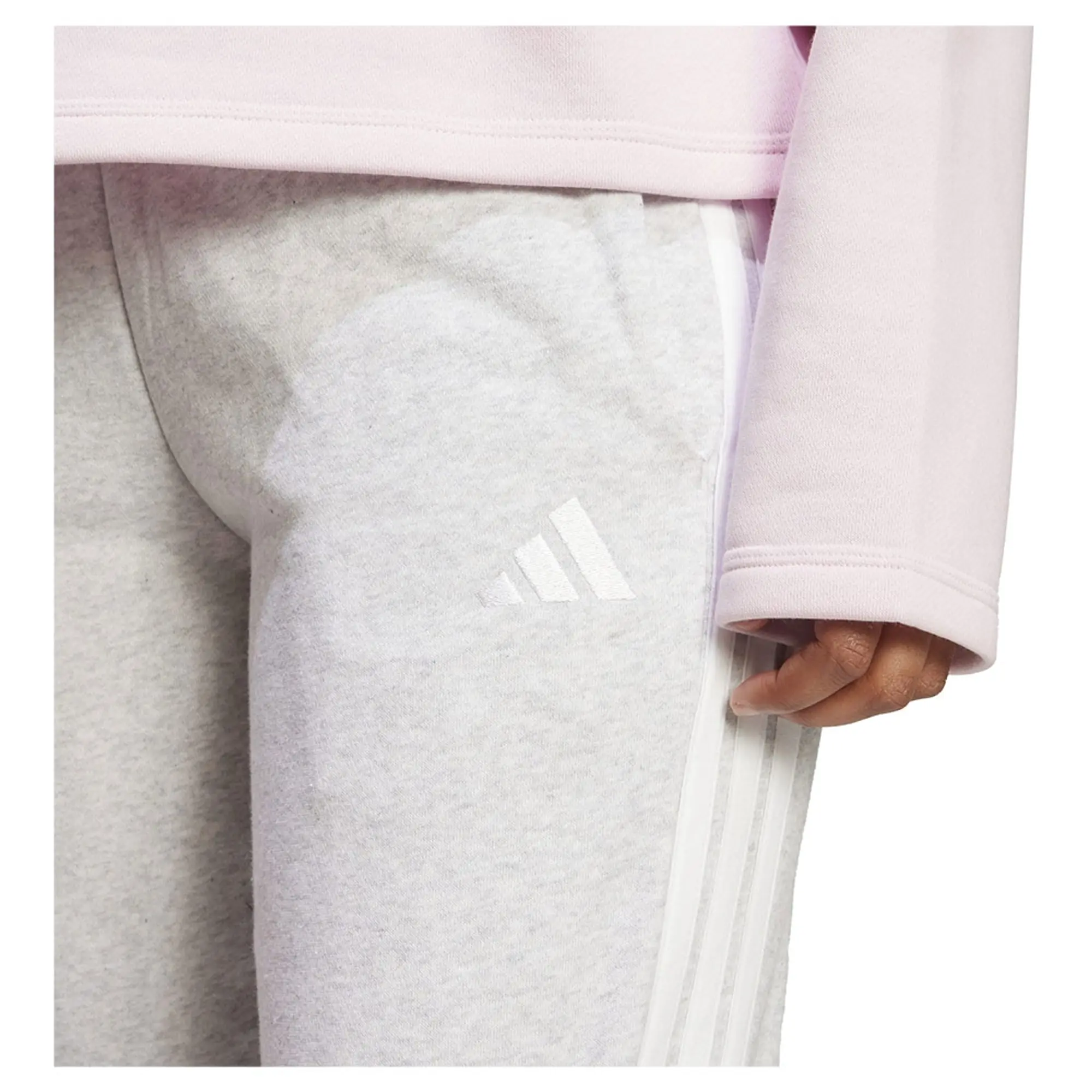 Adidas Essentials 3 Stripes Fleece Slim Joggers