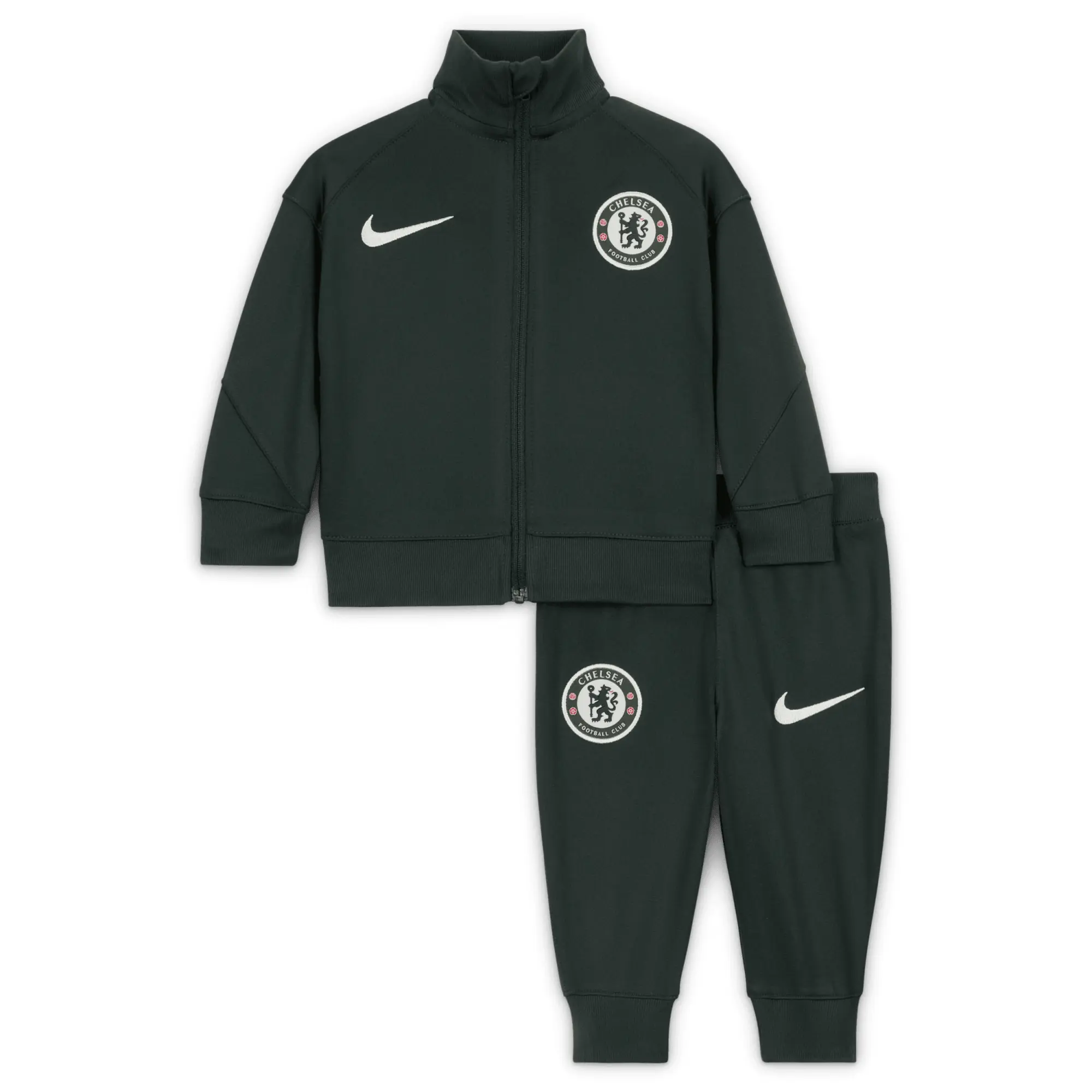 Chelsea F.C. Strike Baby/Toddler Nike Dri-FIT Football Knit Tracksuit - Green - Sustainable Materials