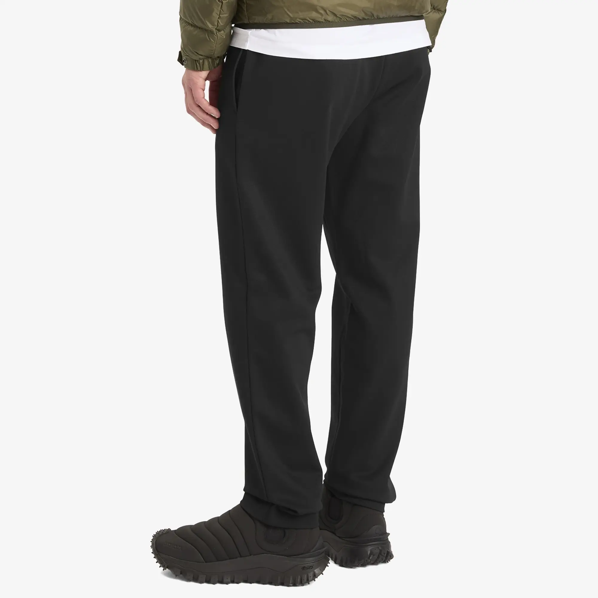 Moncler Men's Nylon Stretch Trousers Black