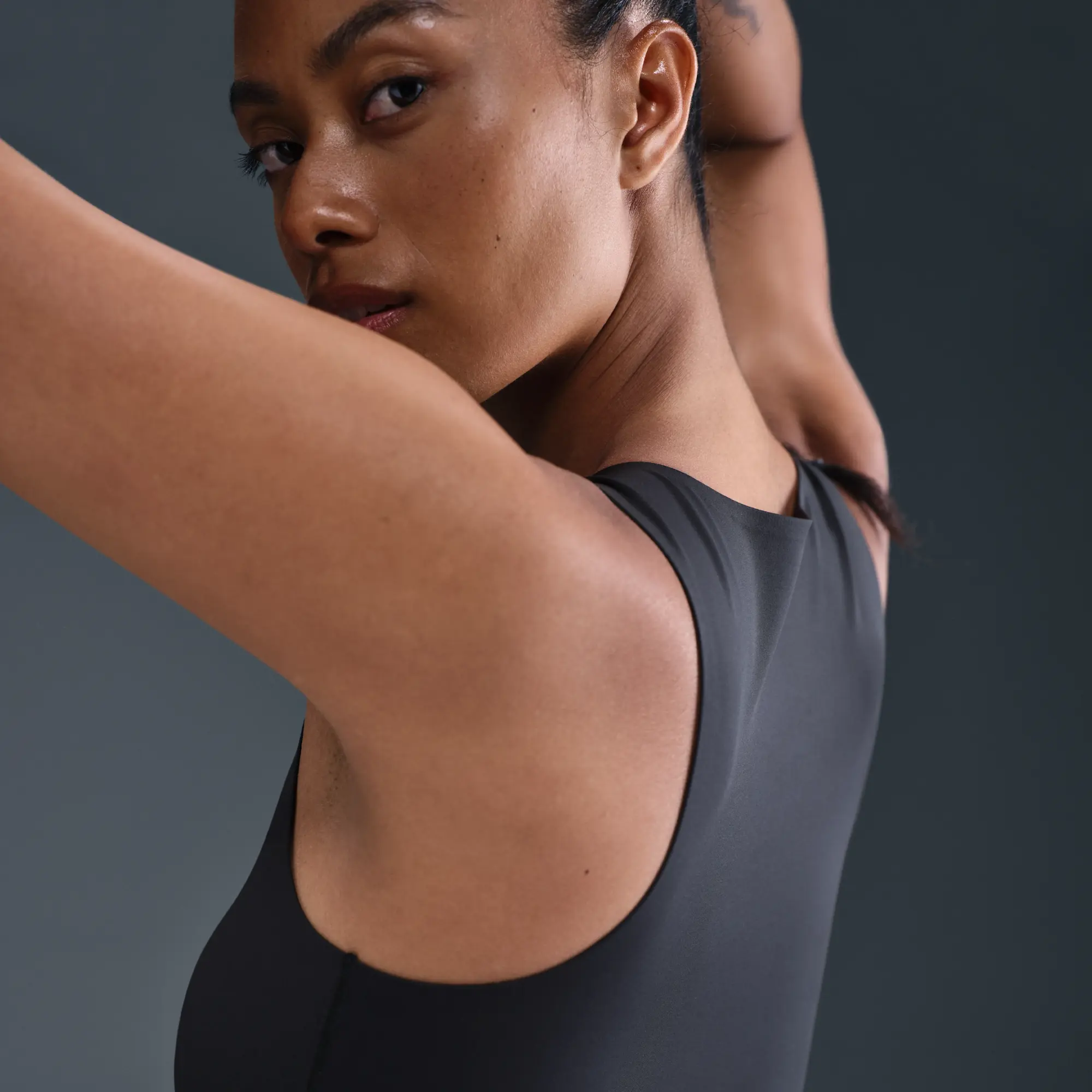 Nike Form Women's Tank Top Bodysuit - Black - Polyester/Elastane