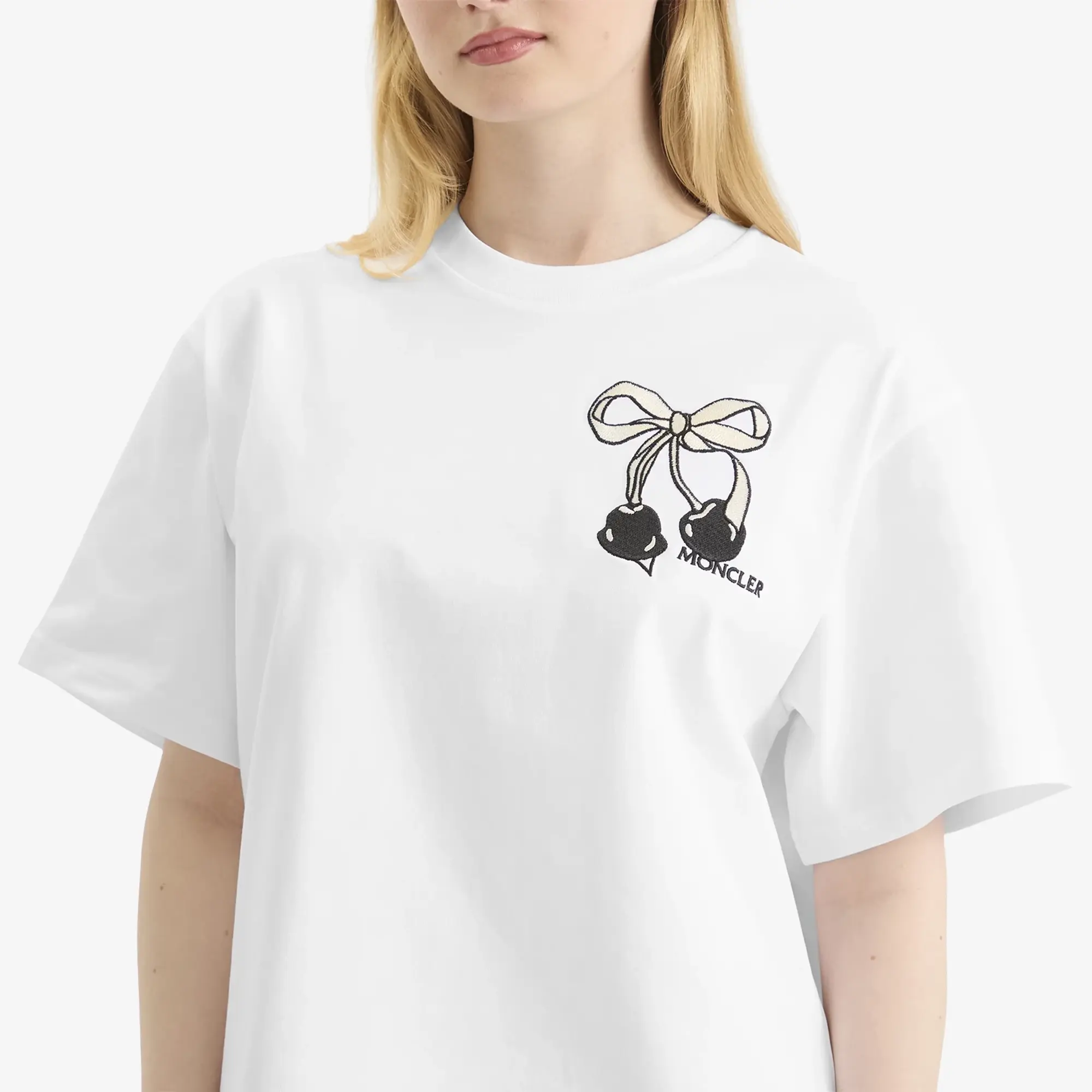 Moncler Women's Cherries T-Shirt White