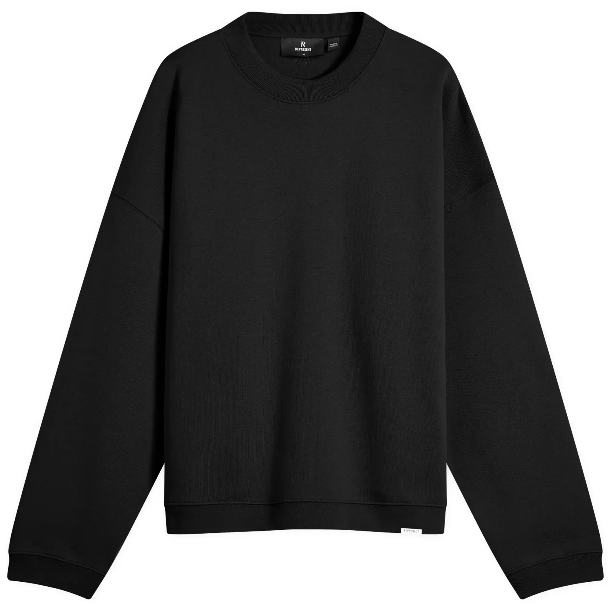 Represent Men's Initial Boxy Sweater Black