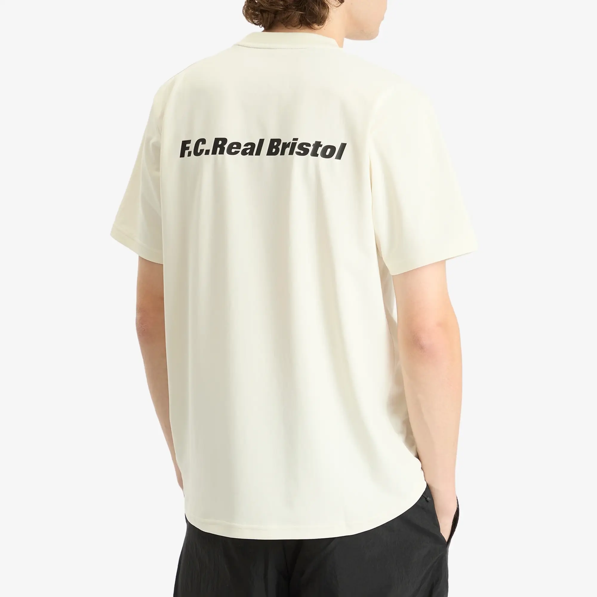 F.C. Real Bristol Men's Authentic Logo T-Shirt Off White