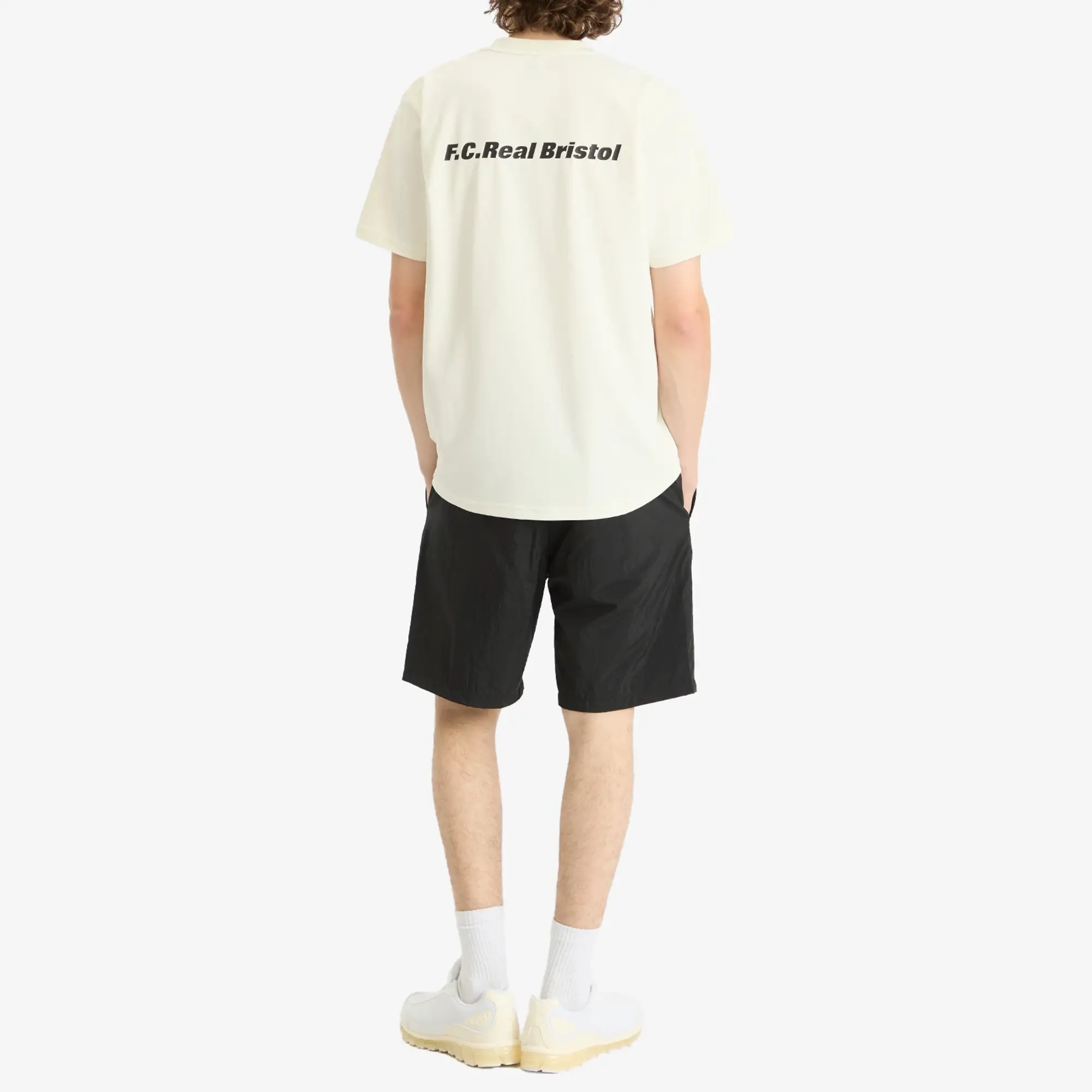 F.C. Real Bristol Men's Authentic Logo T-Shirt Off White