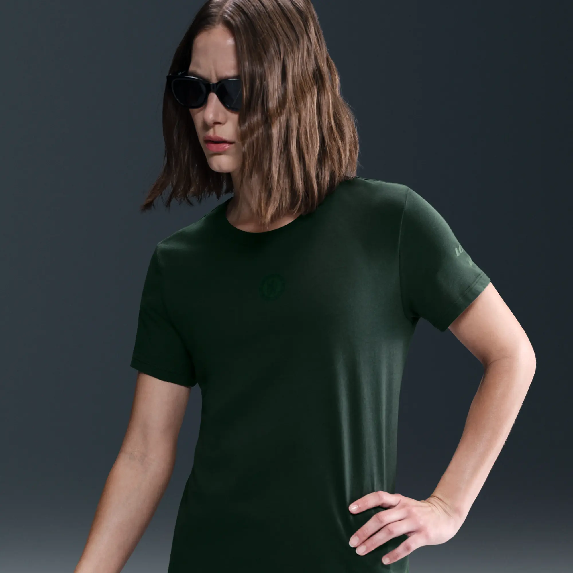 Chelsea F.C. Women's Nike Football T-Shirt - Green - Cotton