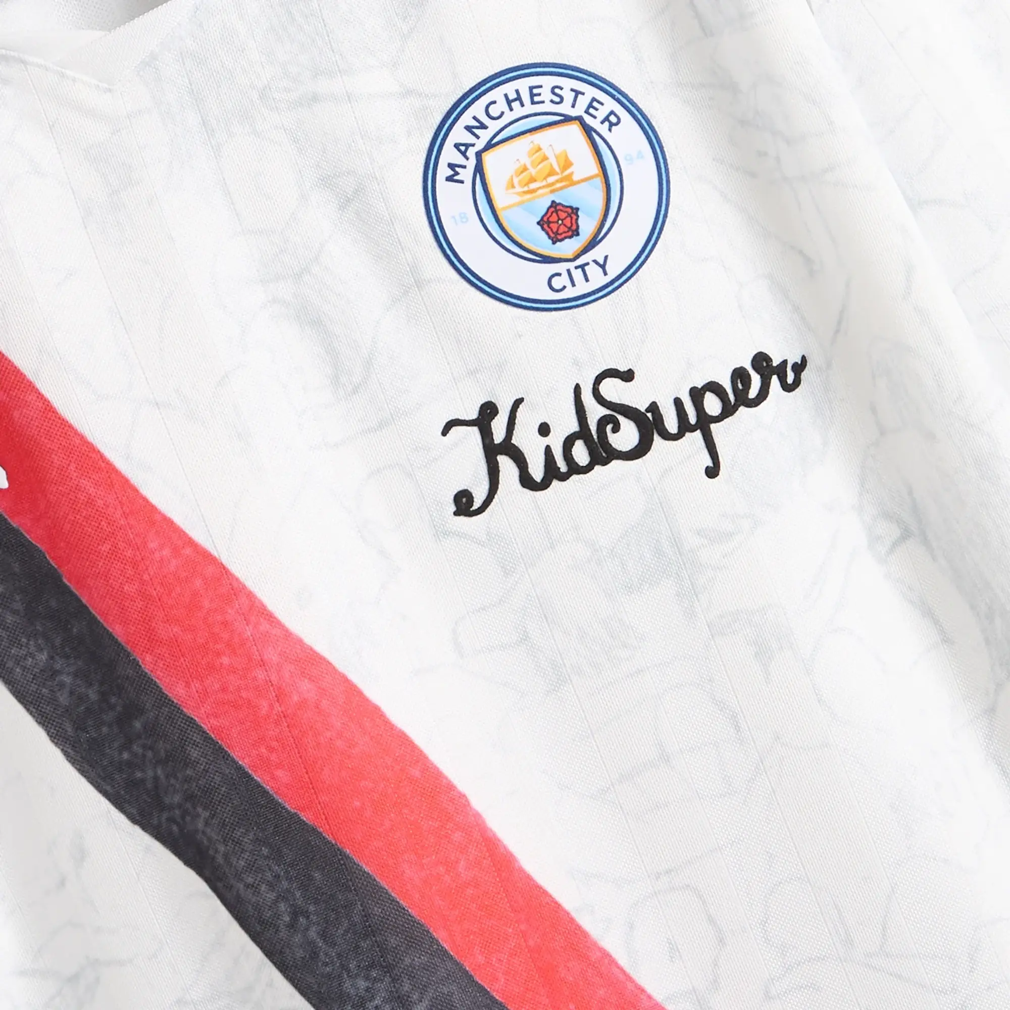 PUMA Kid Super x Manchester City Retro Shirt Men, White/Black
