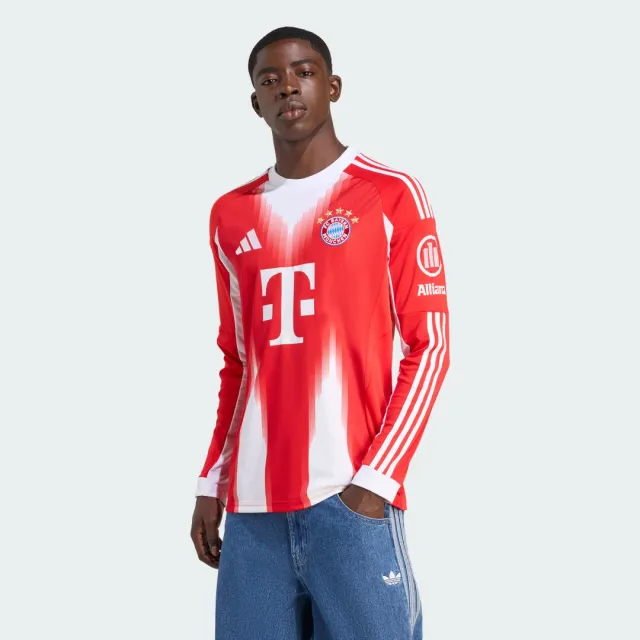 adidas FC Bayern 25/26 Long Sleeve Home Jersey | JP3689