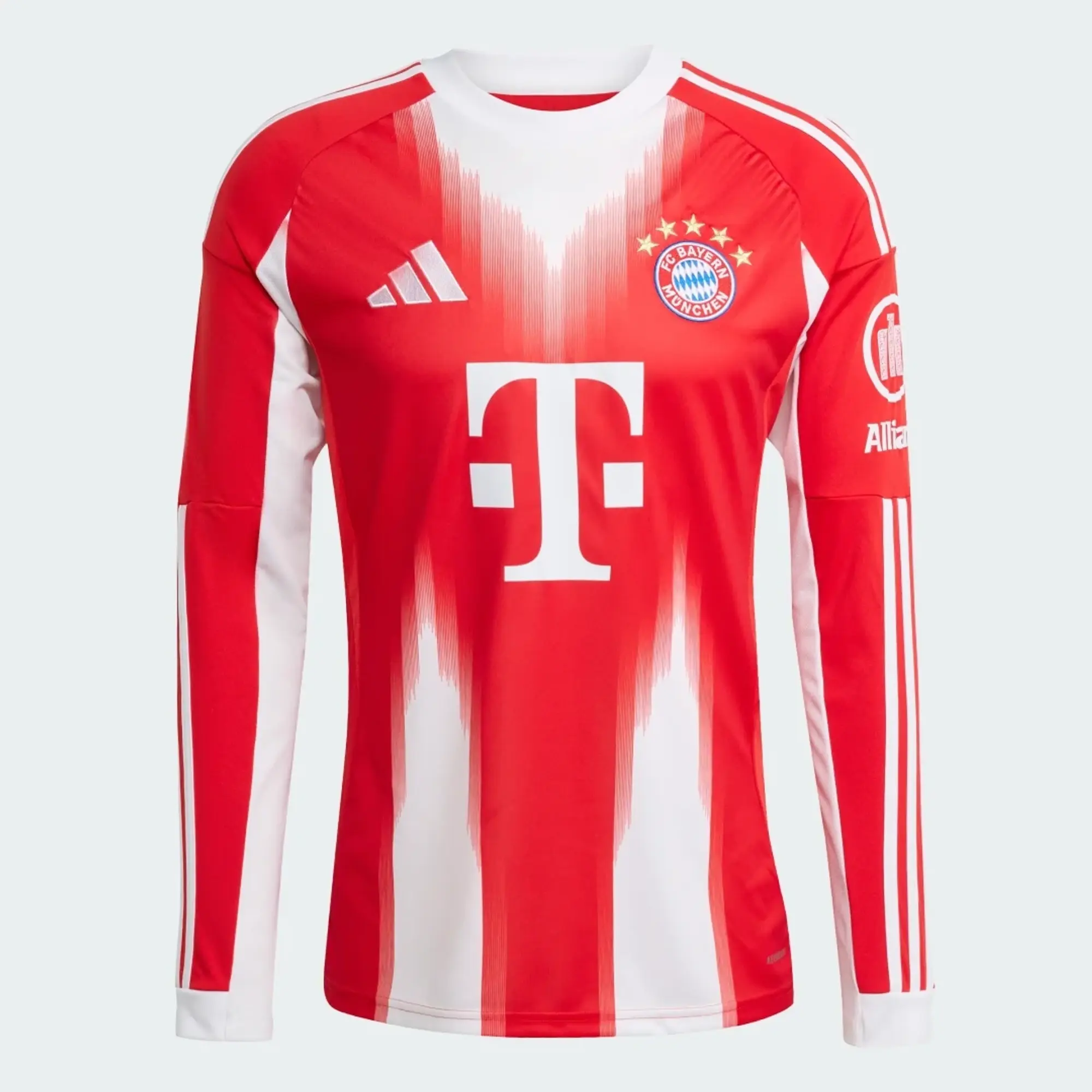 adidas FC Bayern 25/26 Long Sleeve Home Jersey