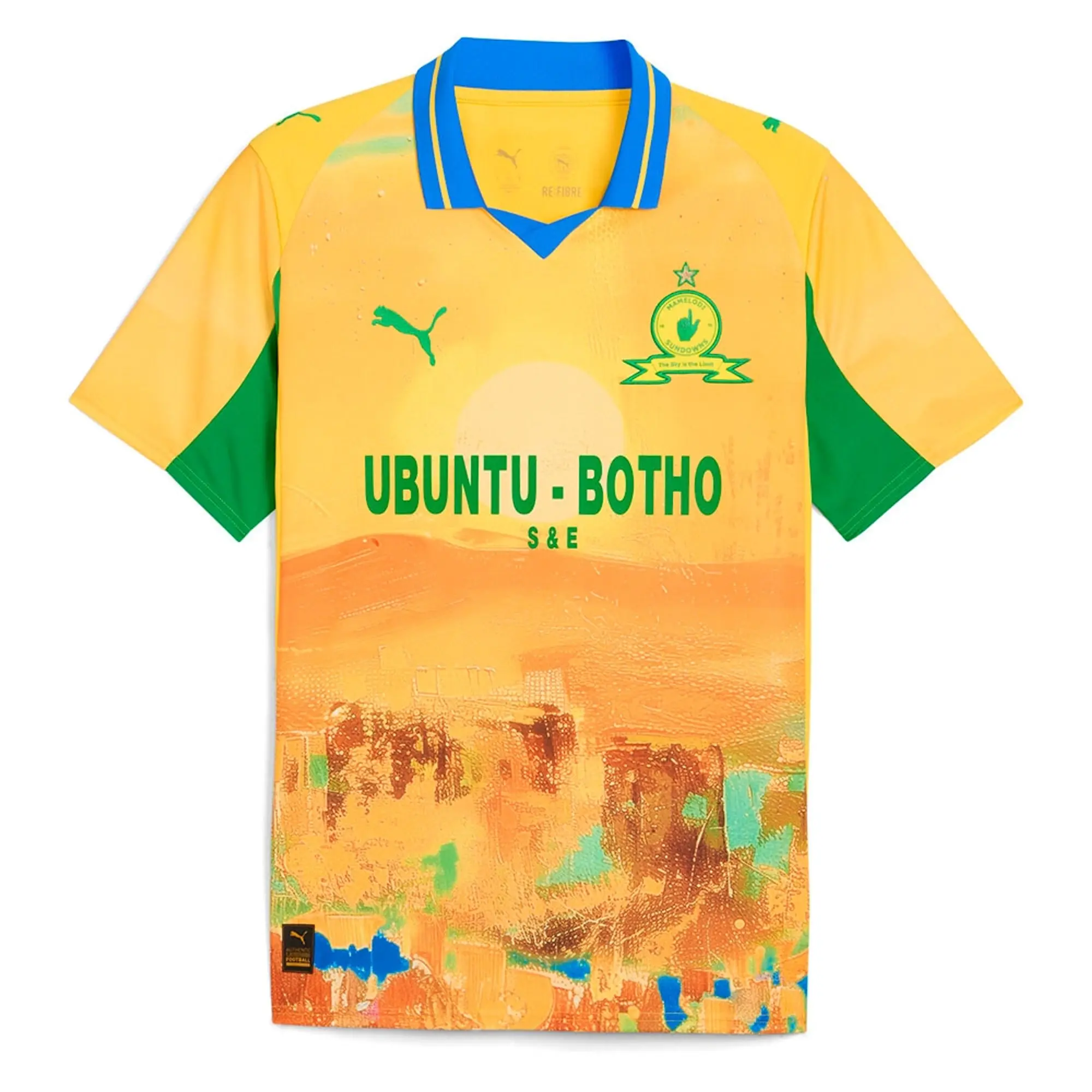 PUMA Kidsuper x Mamelodi Sundowns Jersey Men, Pelé Yellow/Fast Green