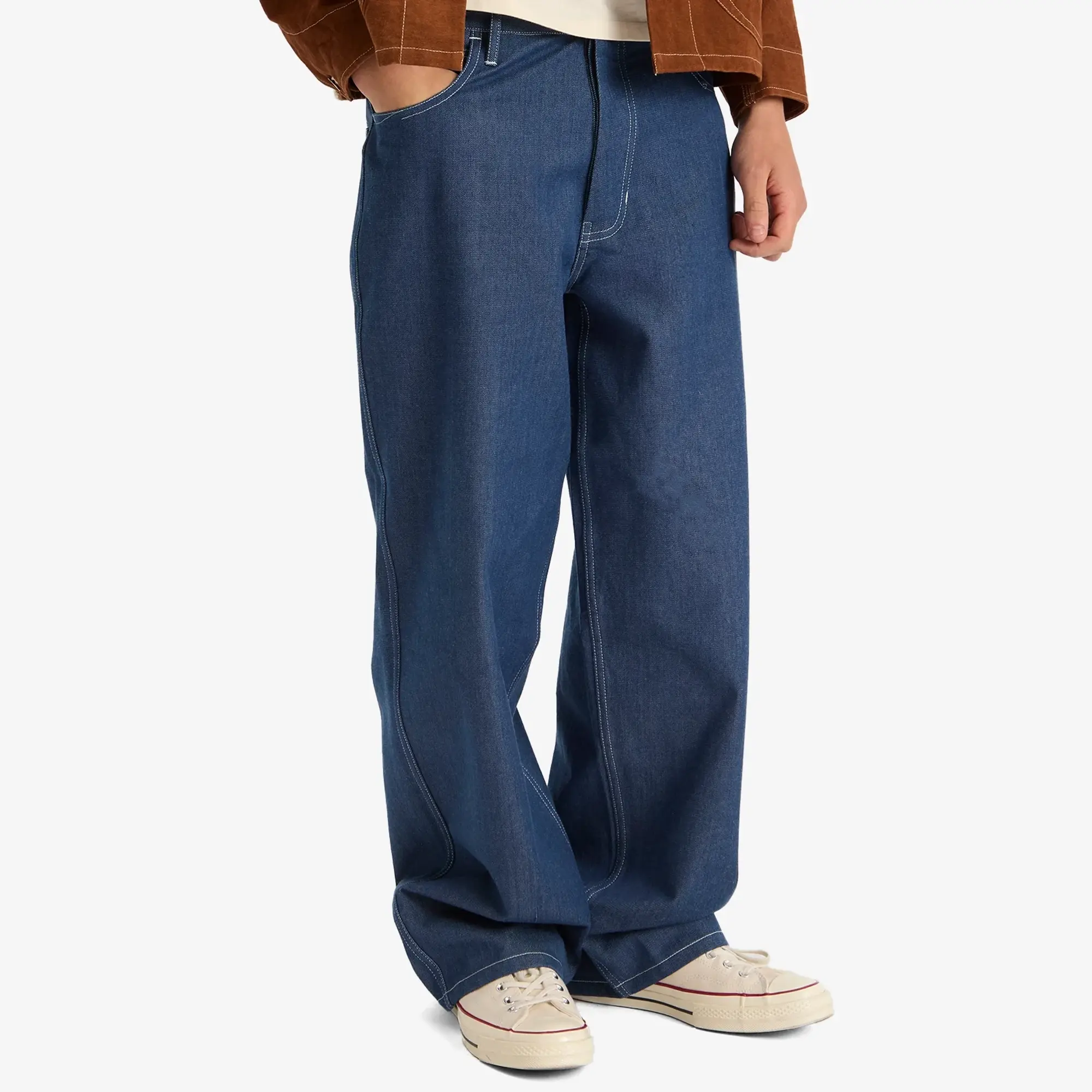 Story mfg DARK DENIM WONKY WEAR