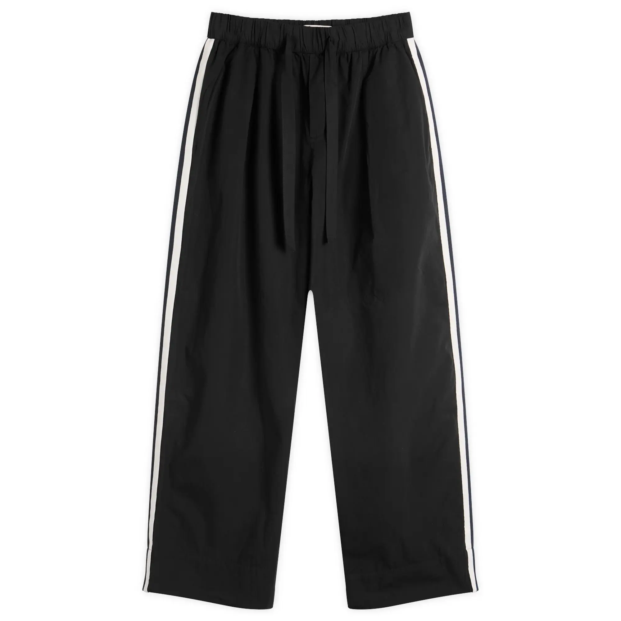 Tekla Fabrics Poplin Sleep Pant All Black
