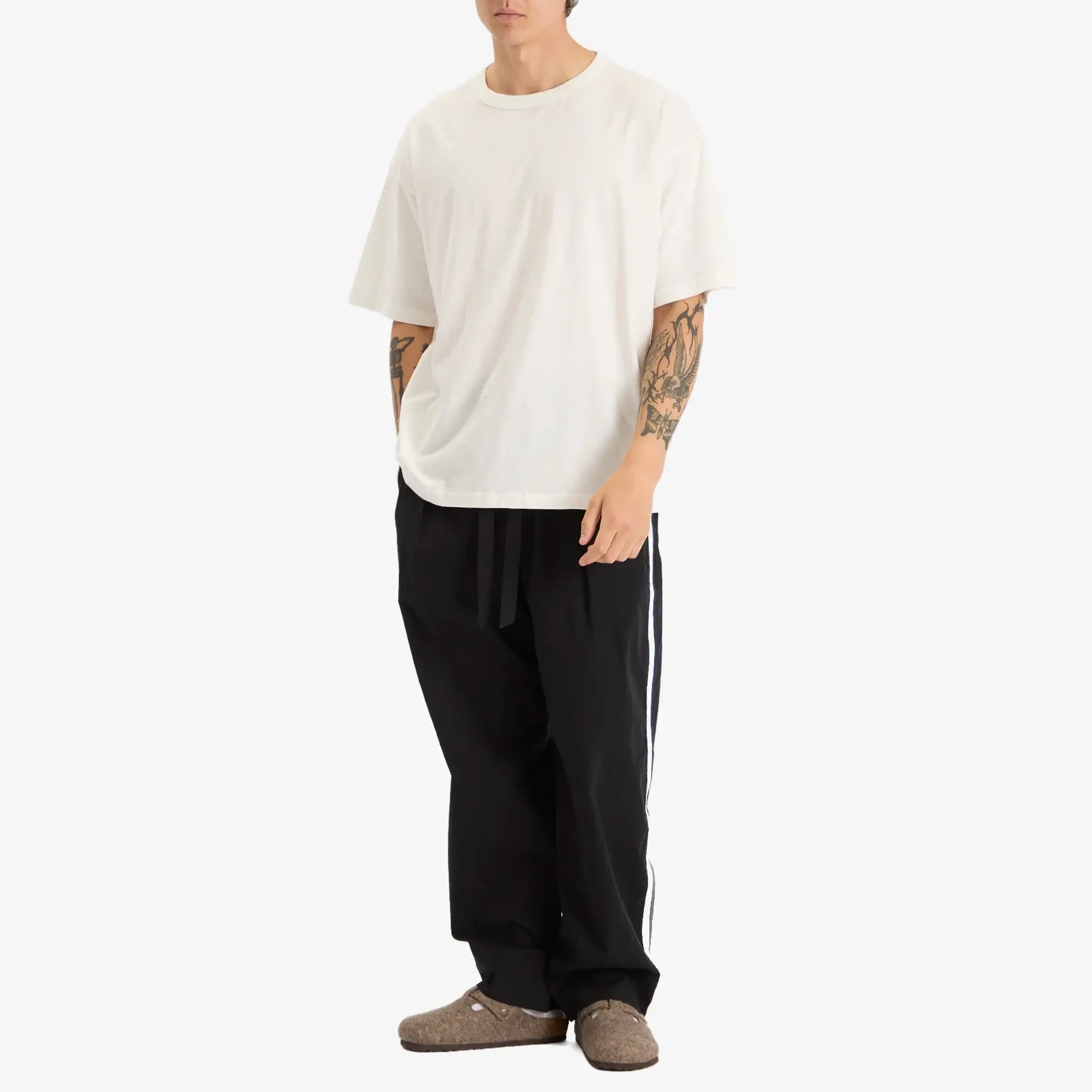 Tekla Fabrics Poplin Sleep Pant All Black