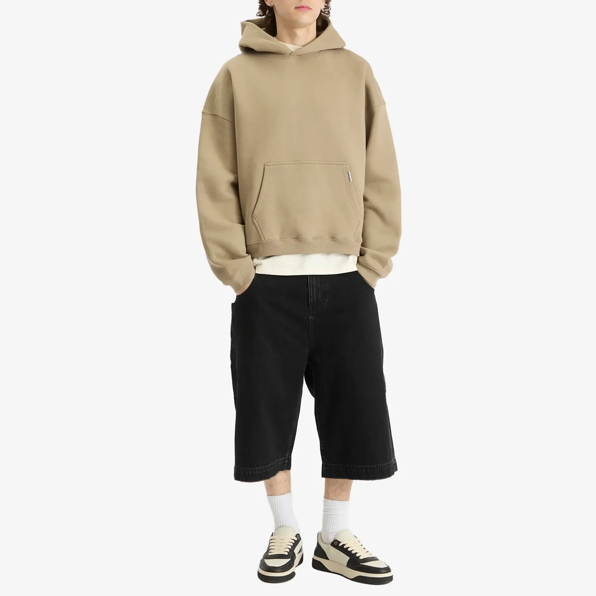 Represent Men's Initial Boxy Hoodie Dune