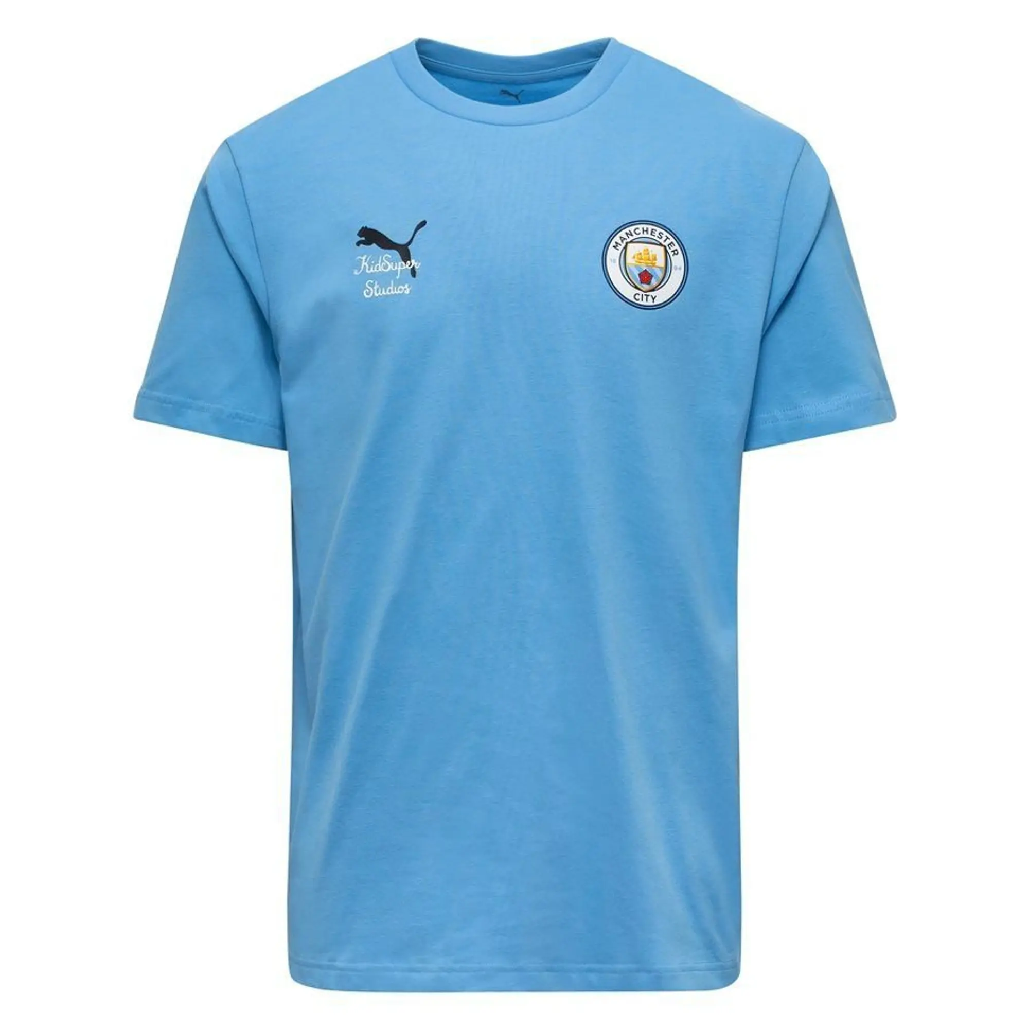 Manchester City T-Shirt Graphic Kidsuper Club World Cup 2025 - Team Light Blue - ['Blue']