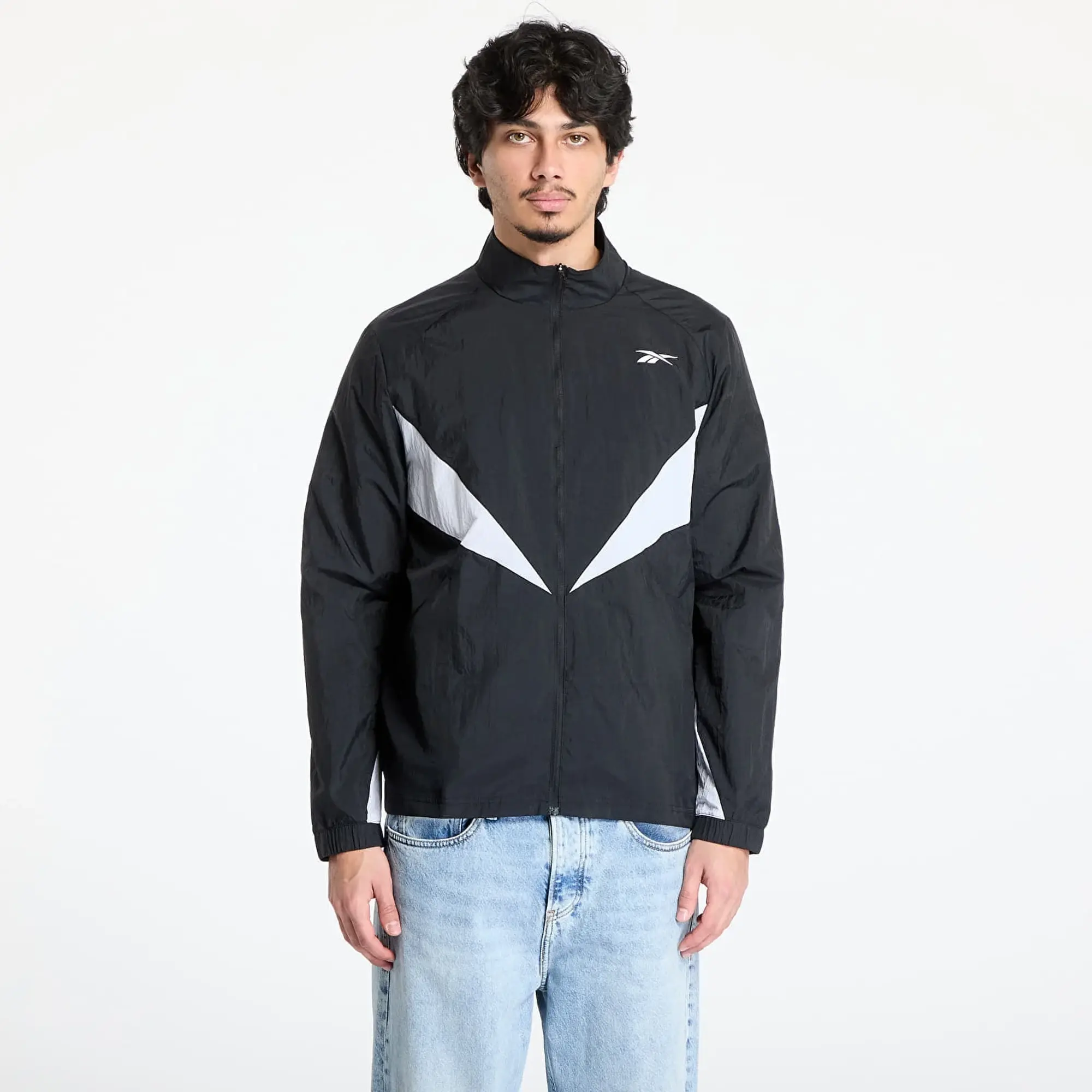 Windbreaker Reebok Basketball Track Top Black S