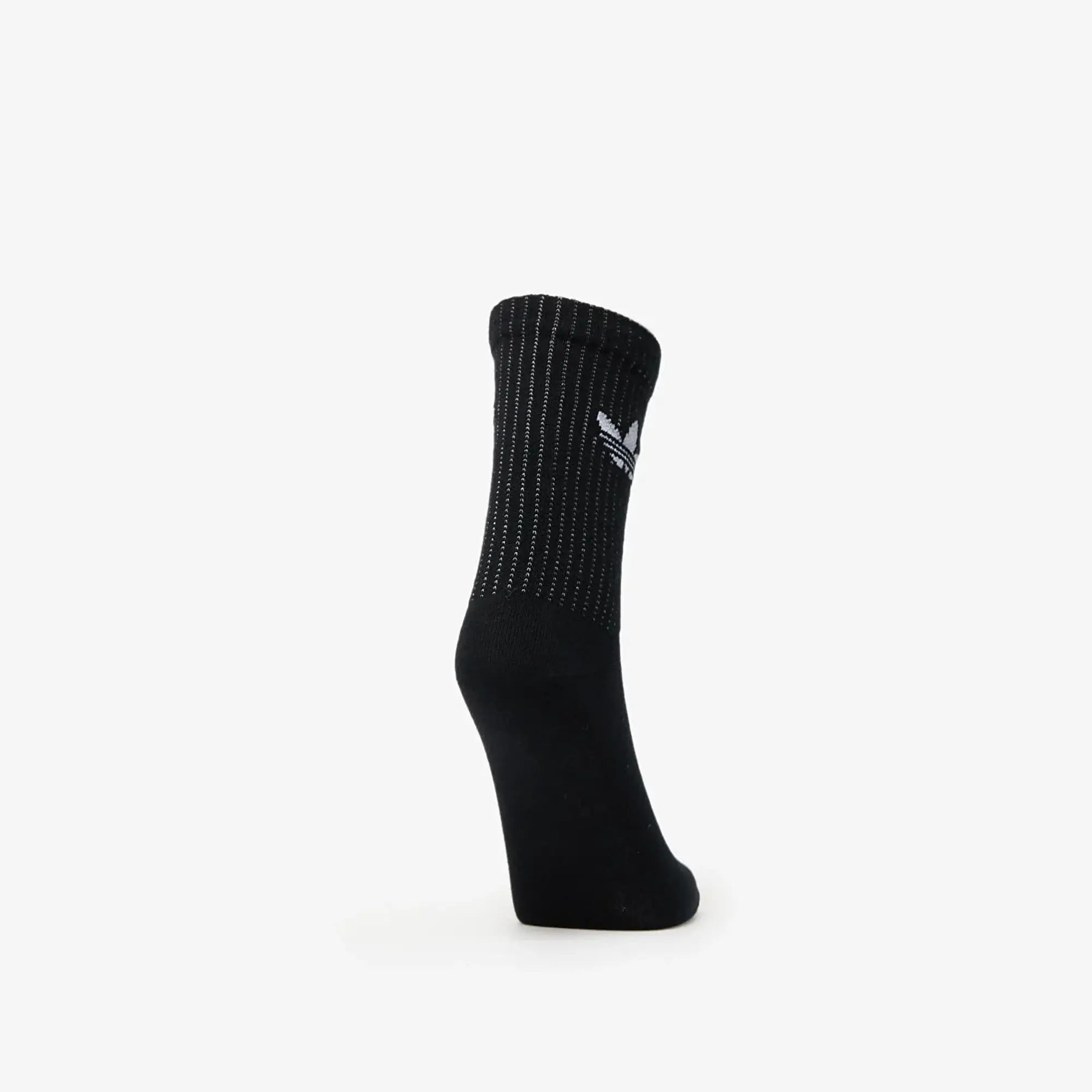 Adidas Reflective Crew Socks 2-Pack Black/ Reflective Silver/ Putty Mauve M