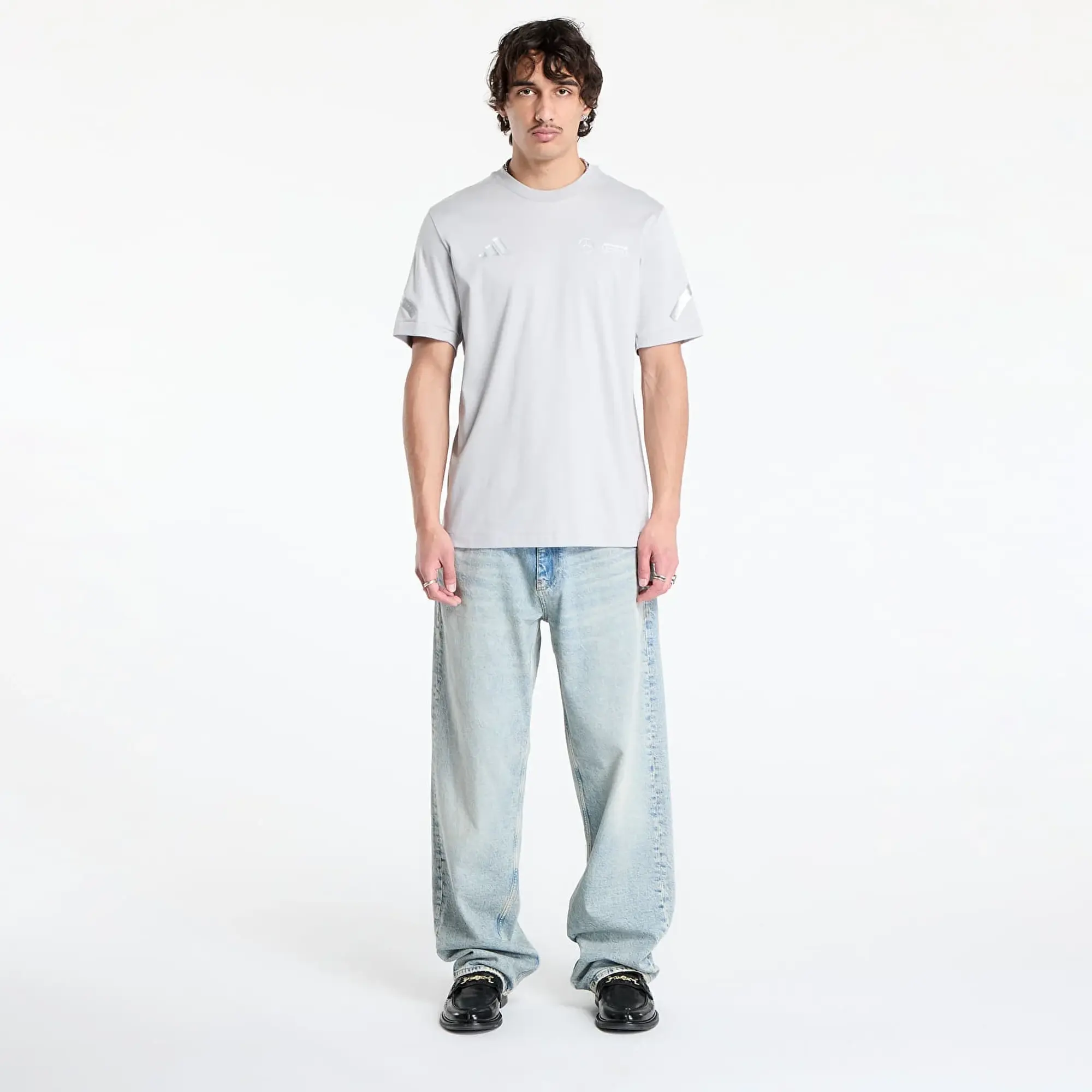 T-Shirt Adidas X Mercedes Amg Silver Tee Grey Two S