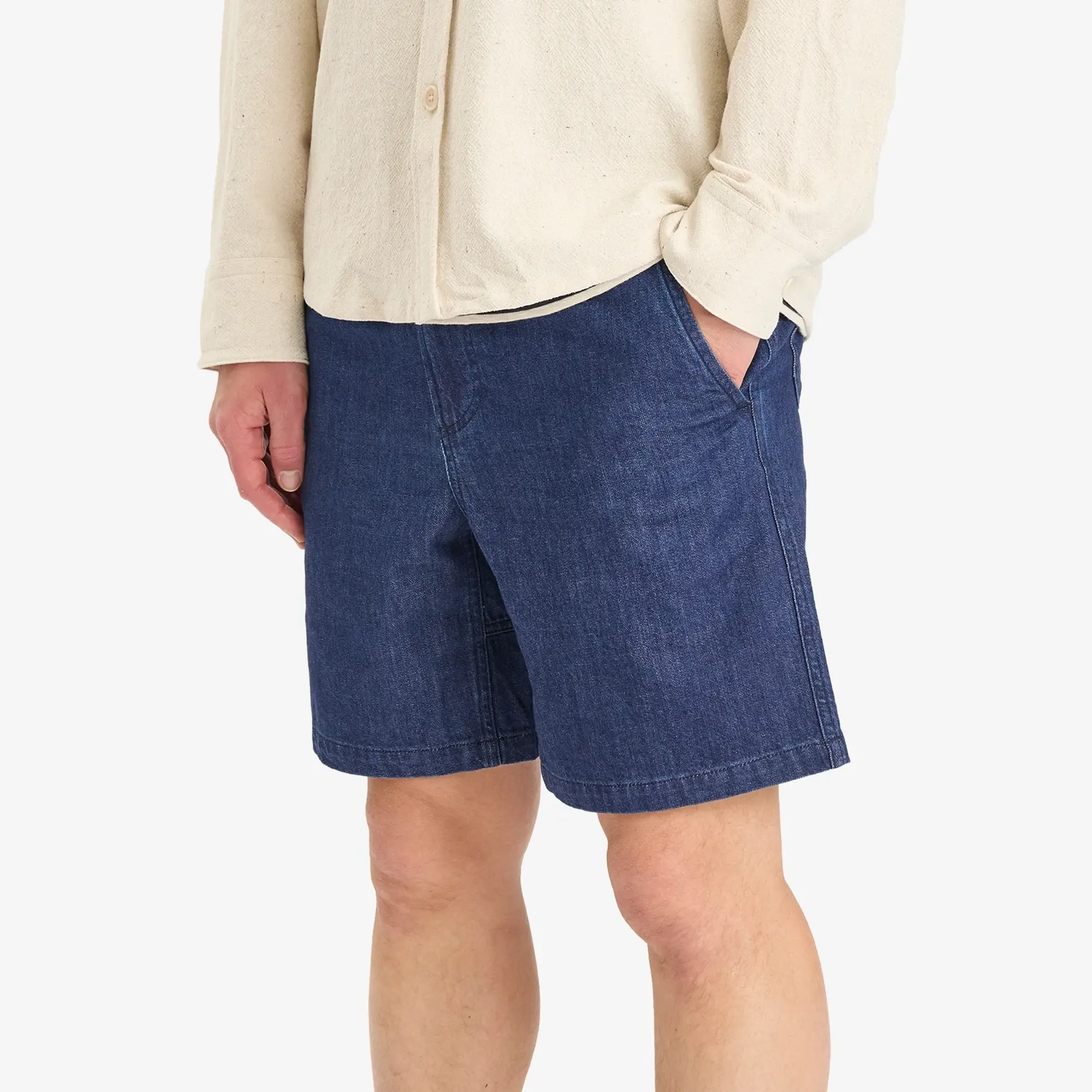 A.P.C. Men's Norris Denim Shorts Indigo