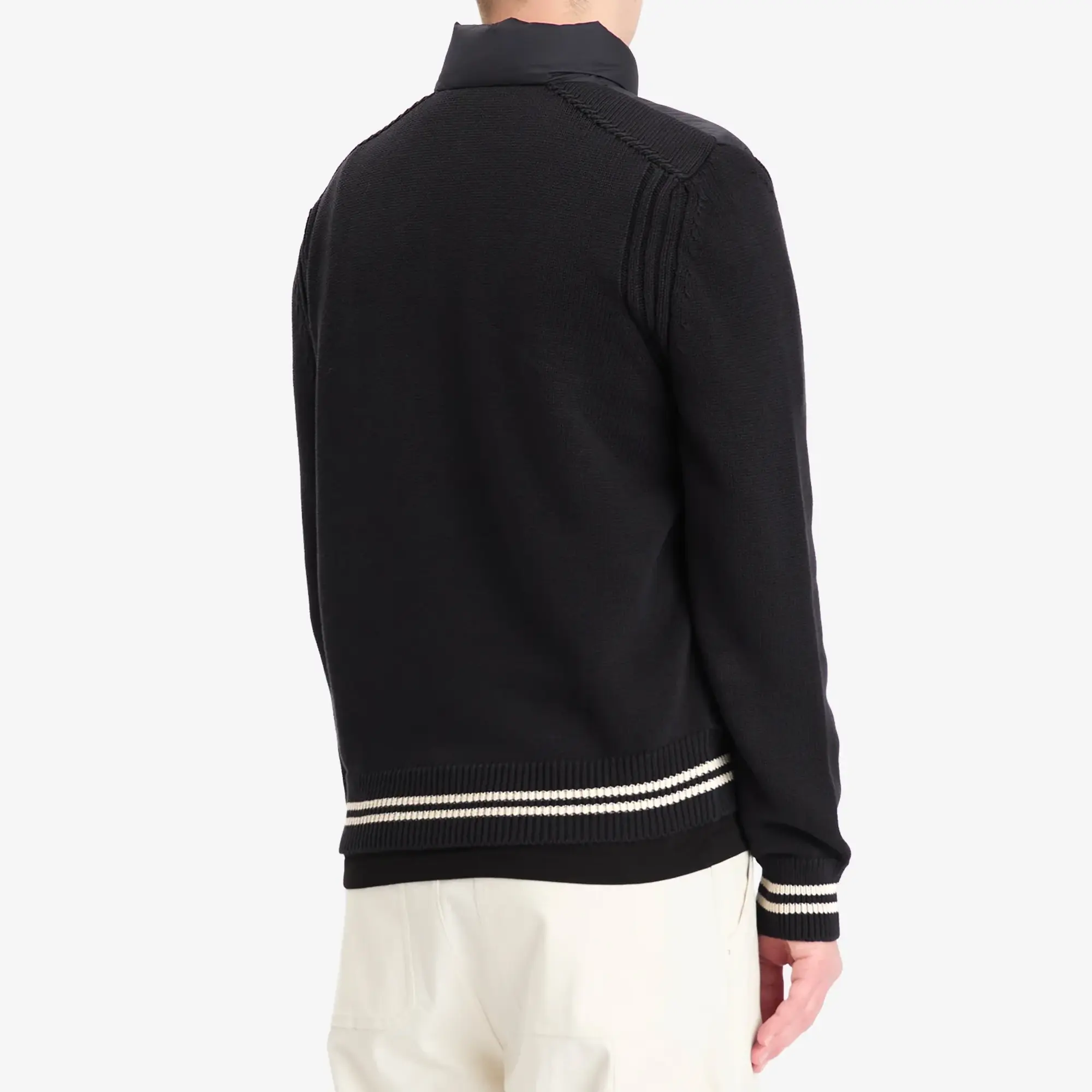Moncler Men's Hybrid Zip Through Jacket Navy