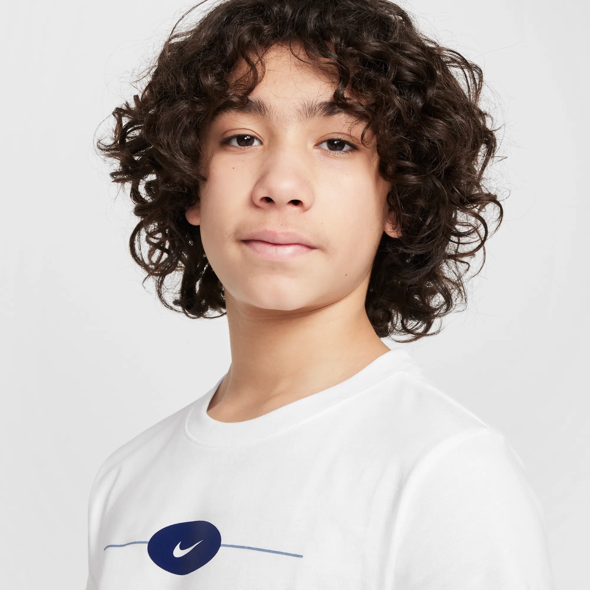 Tottenham Hotspur Older Kids' Nike Football T-Shirt - White - Cotton
