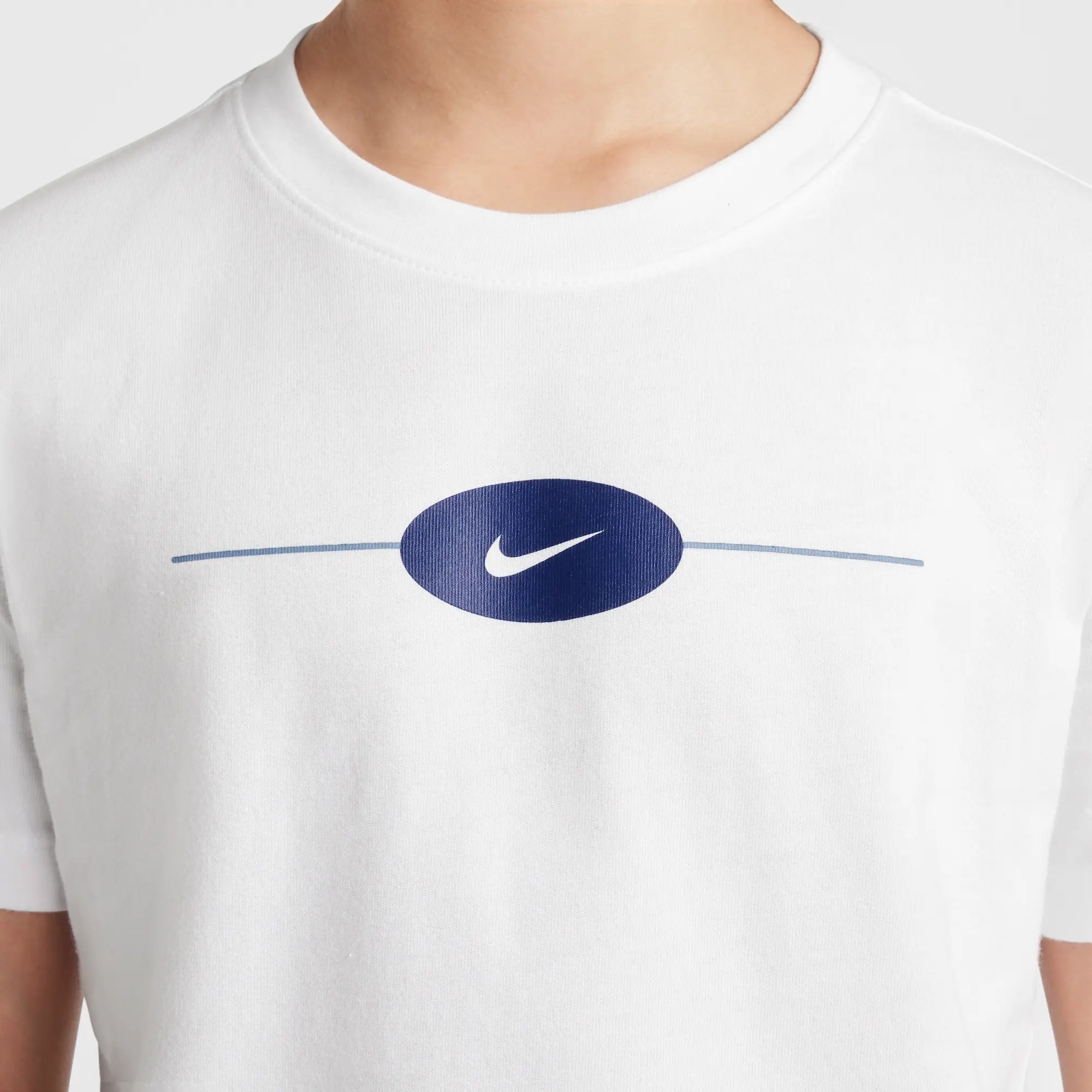 Tottenham Hotspur Older Kids' Nike Football T-Shirt - White - Cotton
