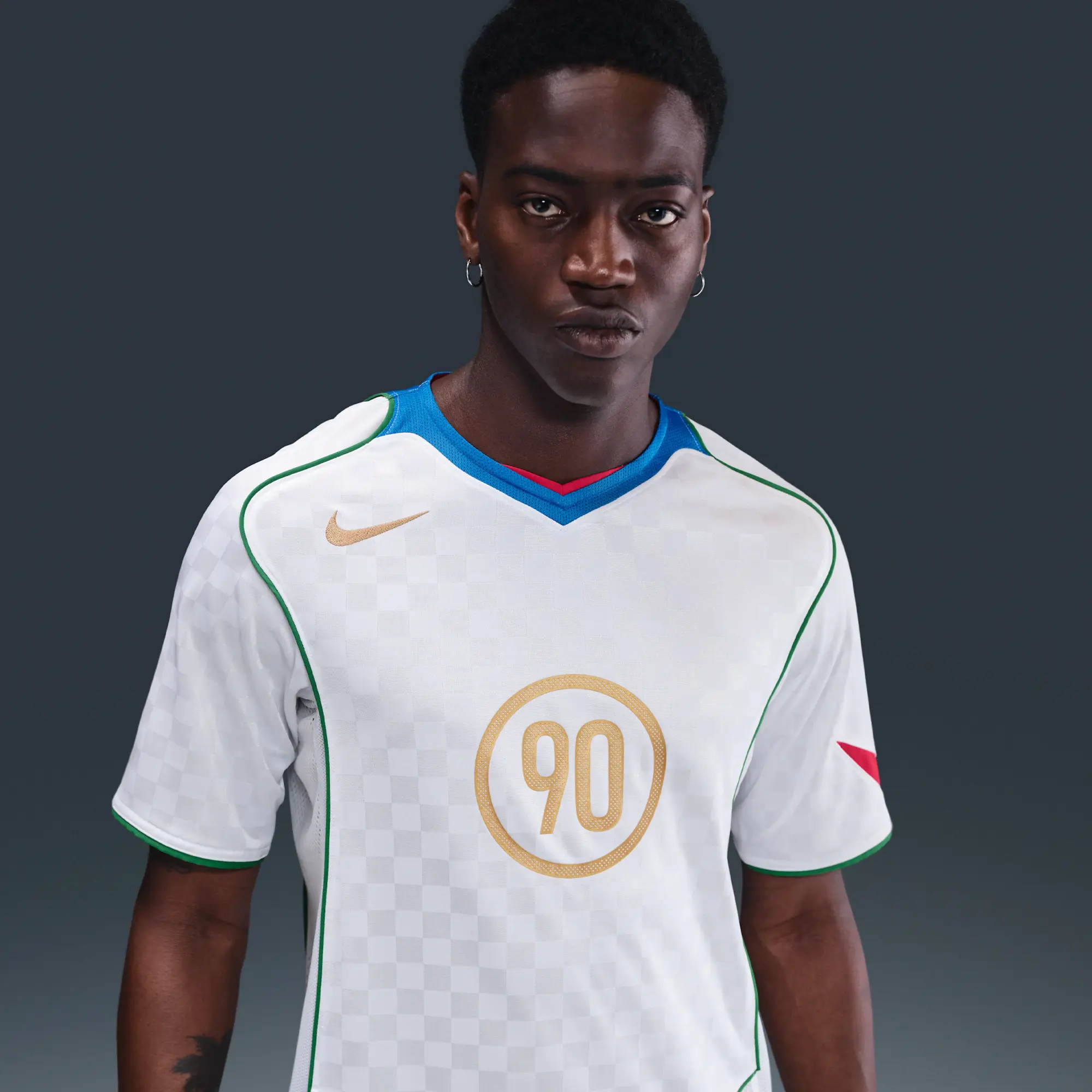 Nike Total 90 Men's Dri-FIT Soccer Jersey - White - Polyester