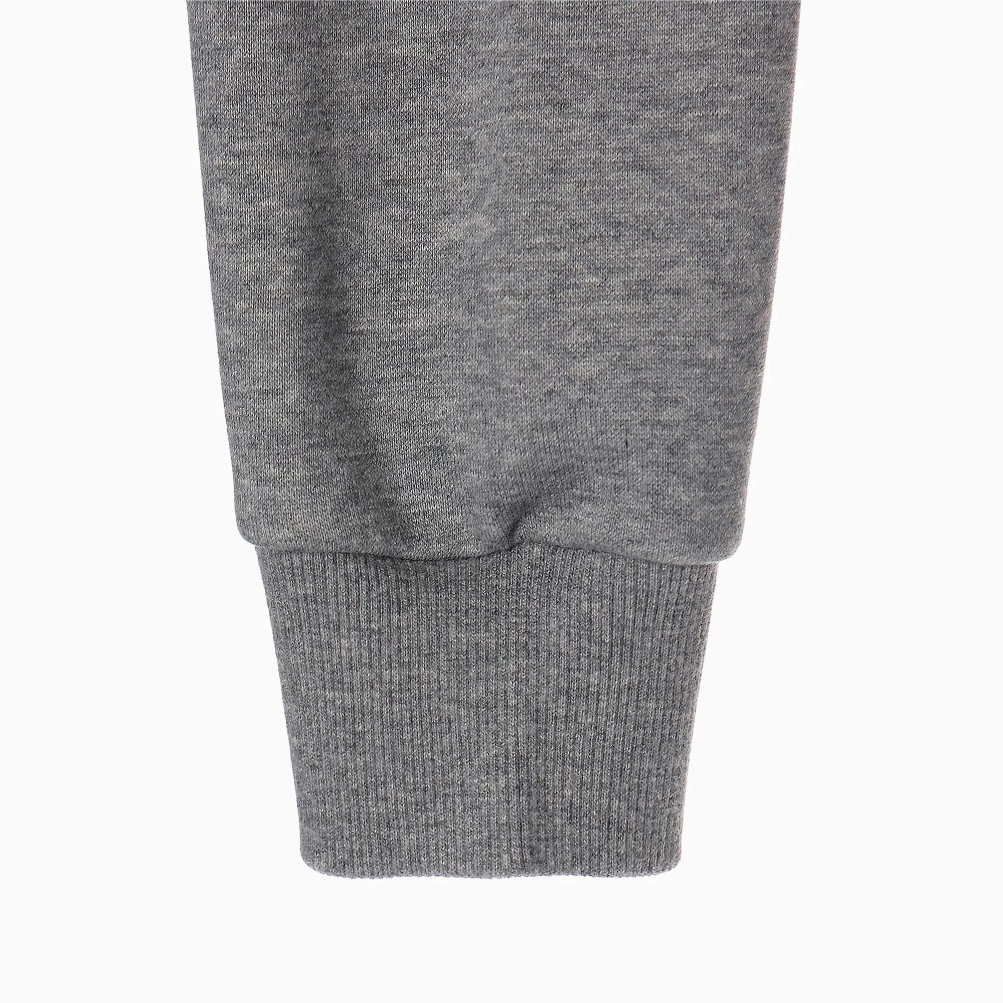 PUMA Essentials Full-Zip Full-Length Hoodie Men, Medium Grey Heather, size 3XL