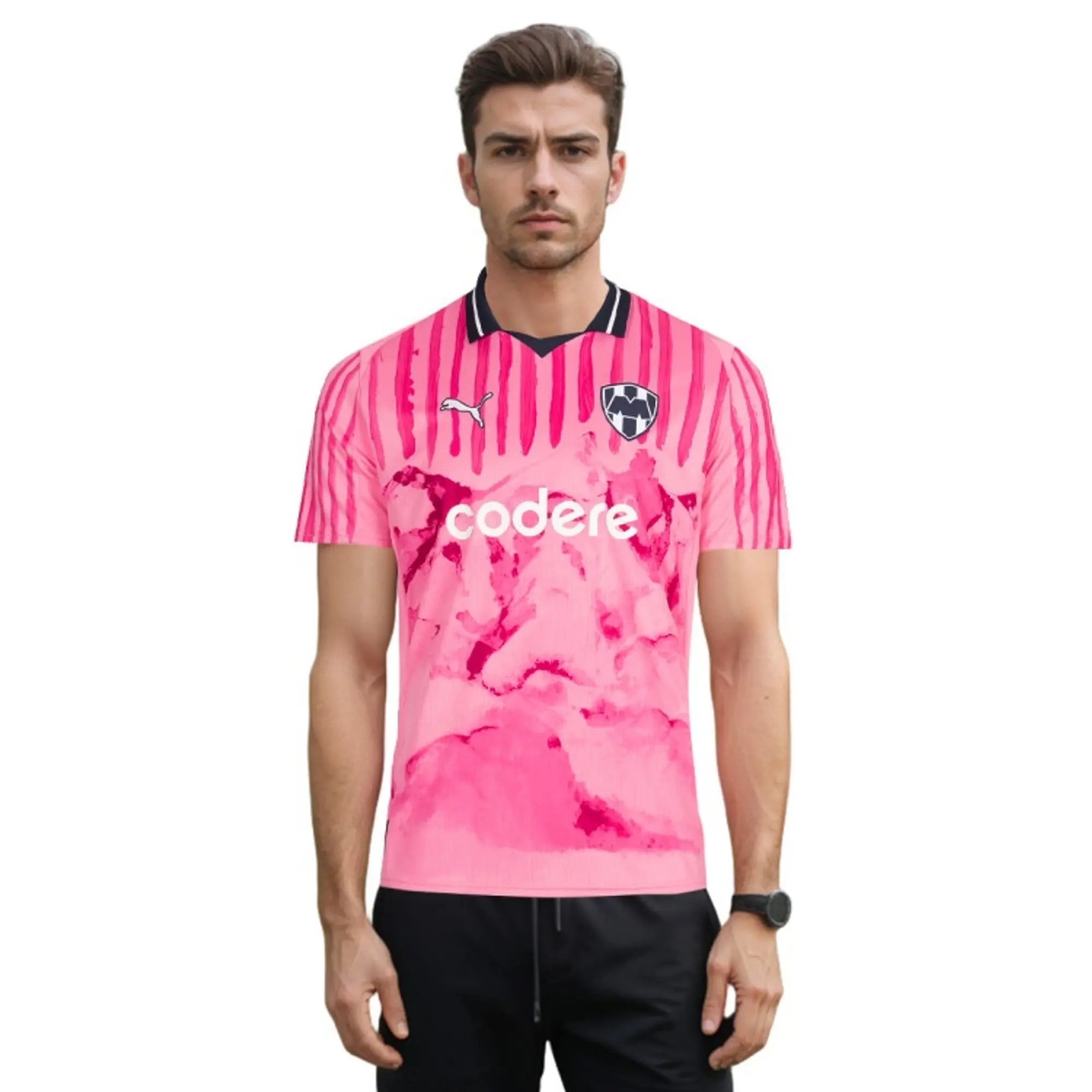PUMA Kidsuper x Cf Monterrey Jersey Men, Fast Pink/White