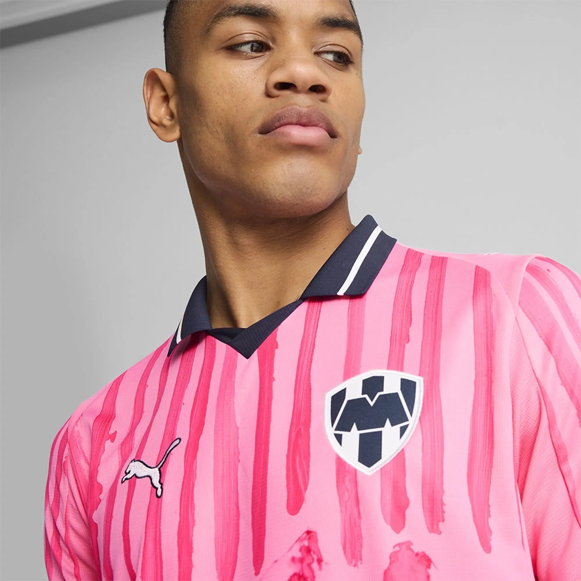PUMA Kidsuper x Cf Monterrey Jersey Men, Fast Pink/White