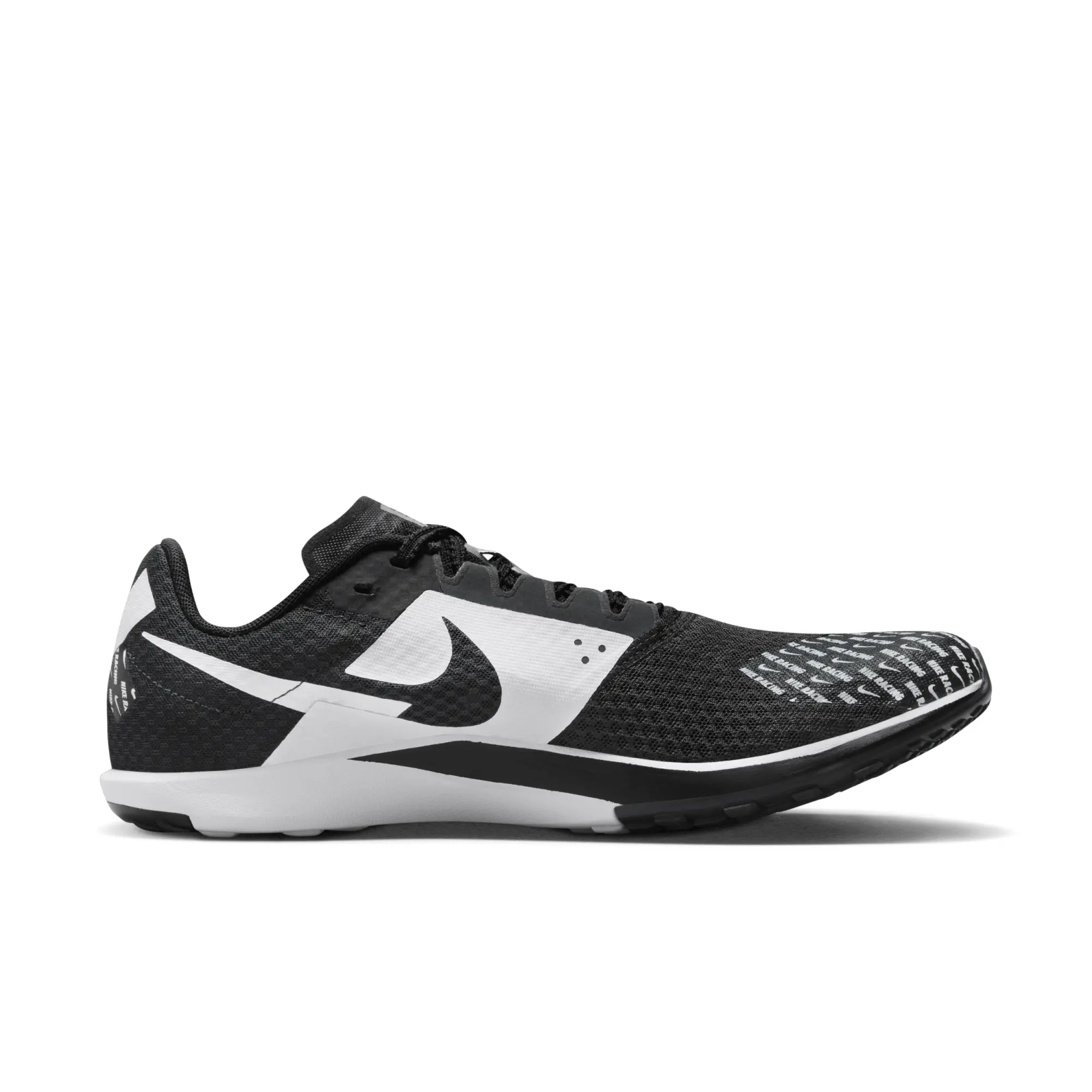 Nike Zoom Rival Waffle 6 Road and Cross-Country Racing Shoes - Black