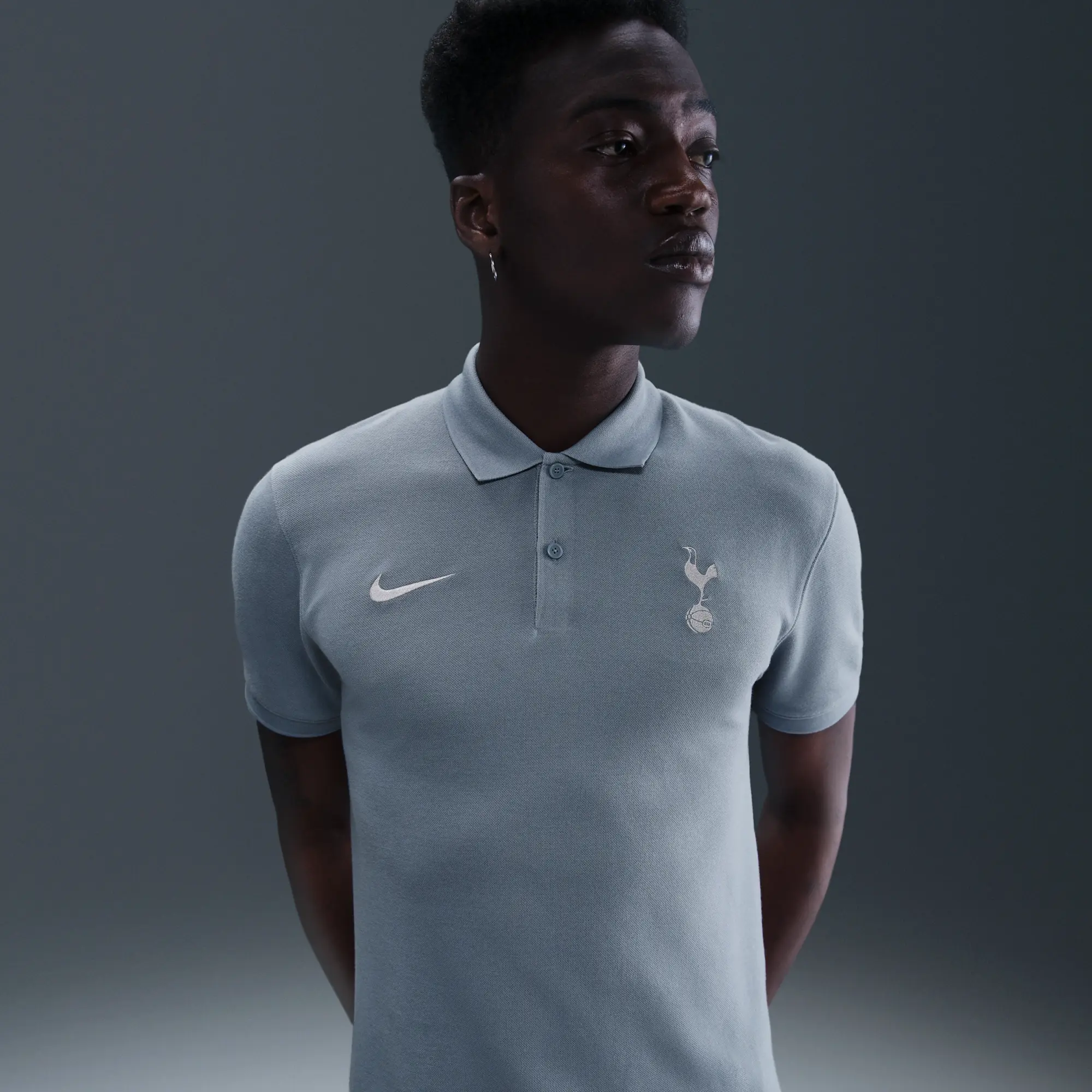 Tottenham Hotspur 'The Nike Polo' Men's Nike Dri-FIT Football Polo - Blue - Cotton/Polyester