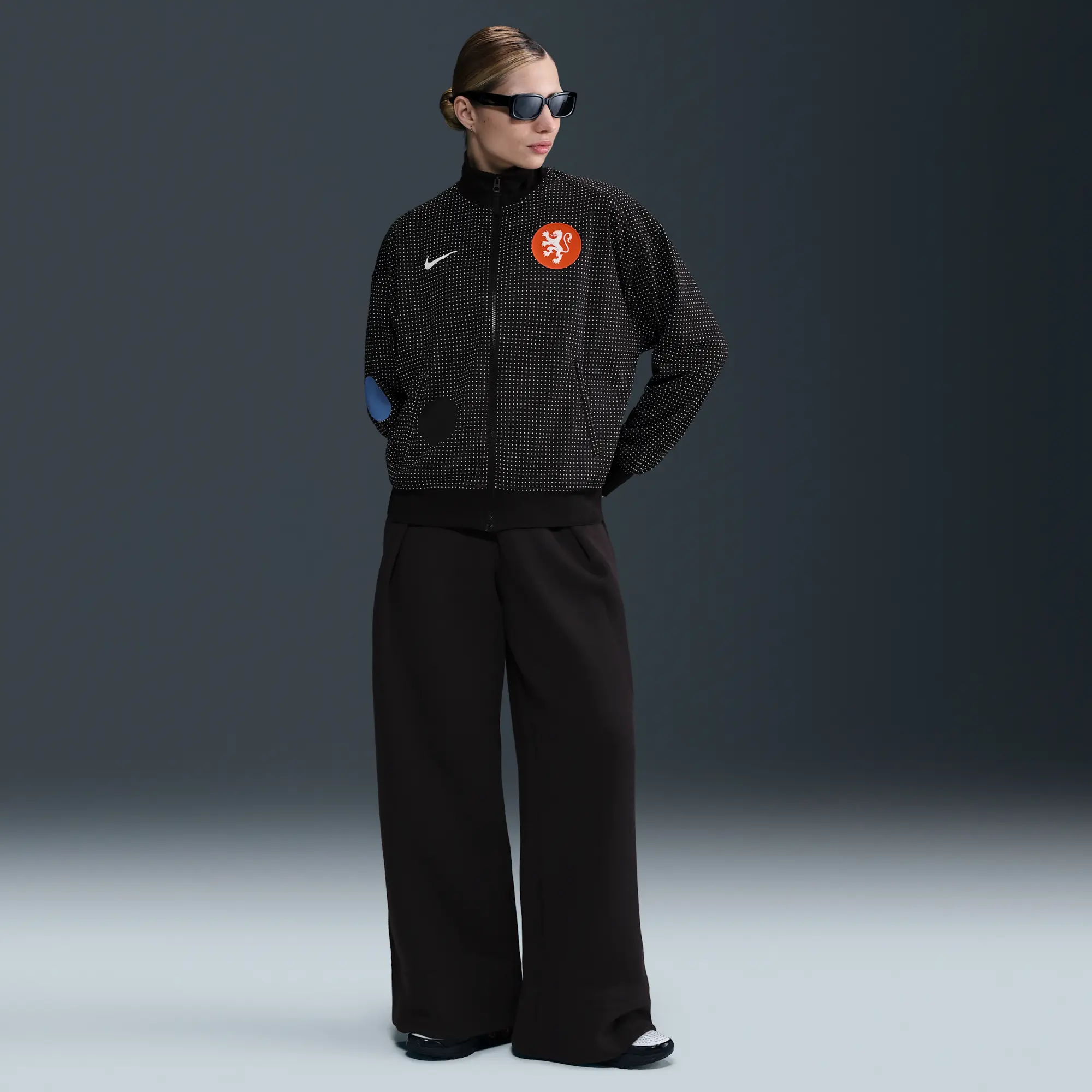 Netherlands Academy Pro Women's Nike Dri-FIT Football Anthem Jacket - Black - Polyester
