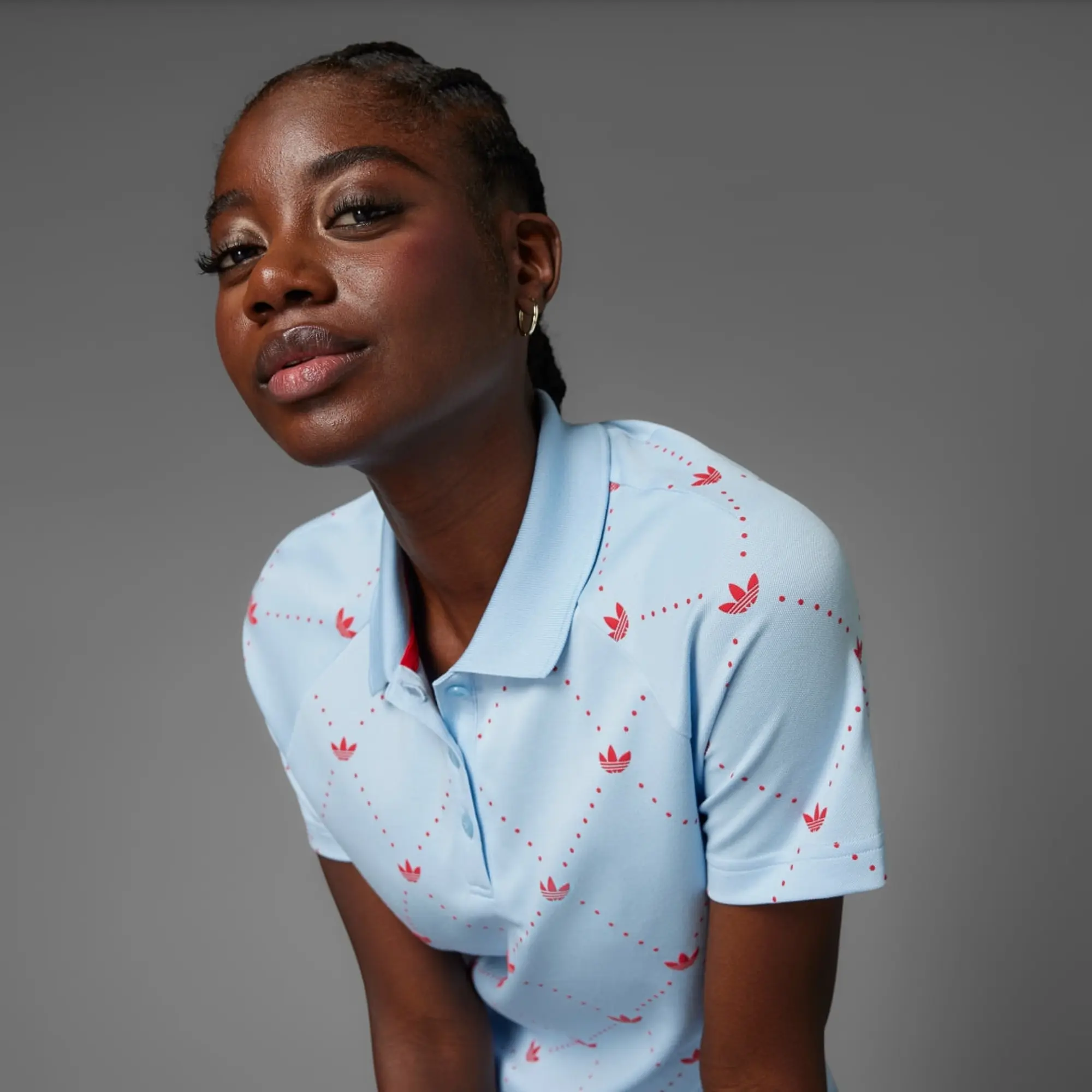 adidas Originals Printed Trefoil Polo Shirt